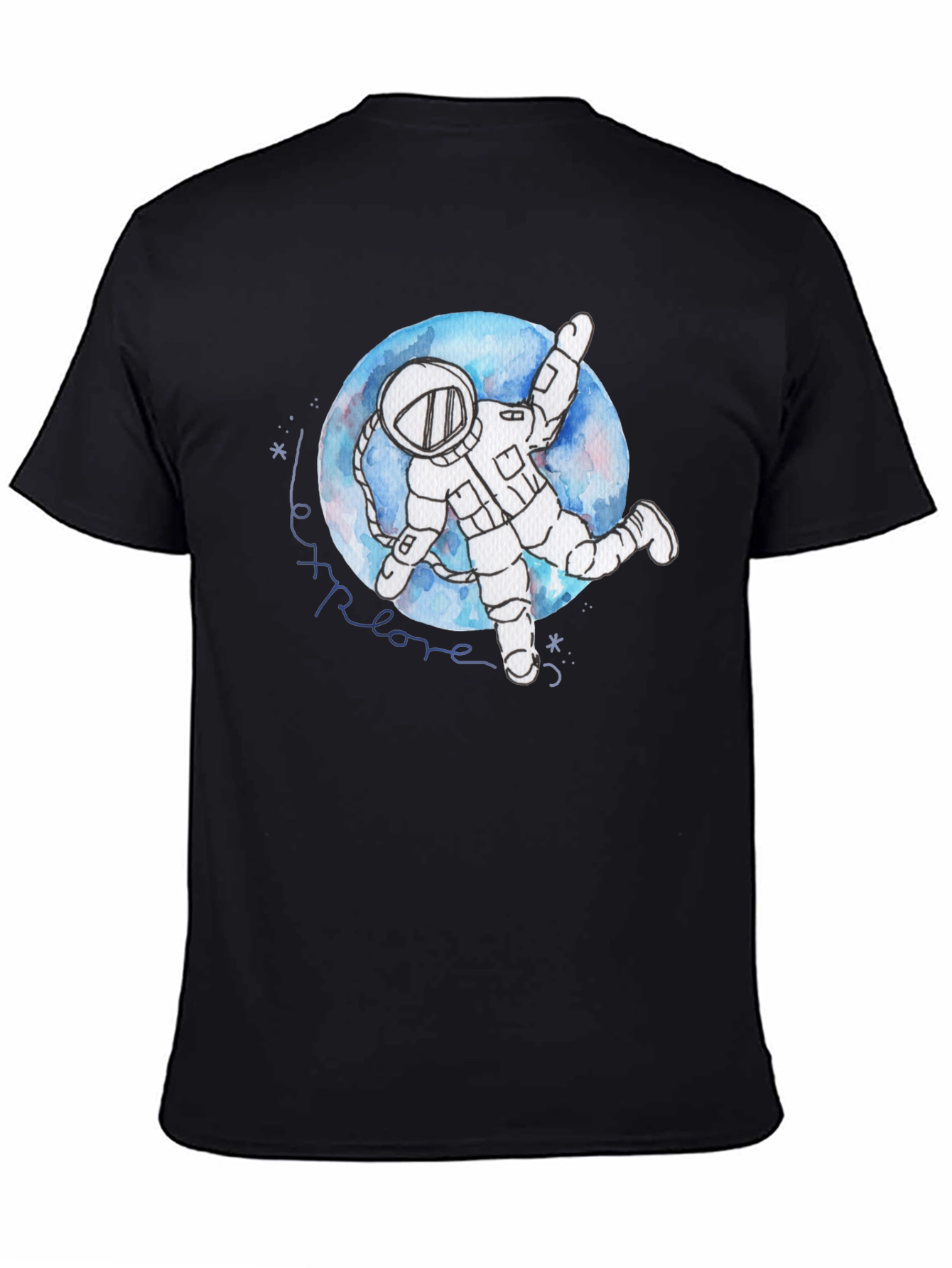 Explore Astronaut Graphic T-Shirt