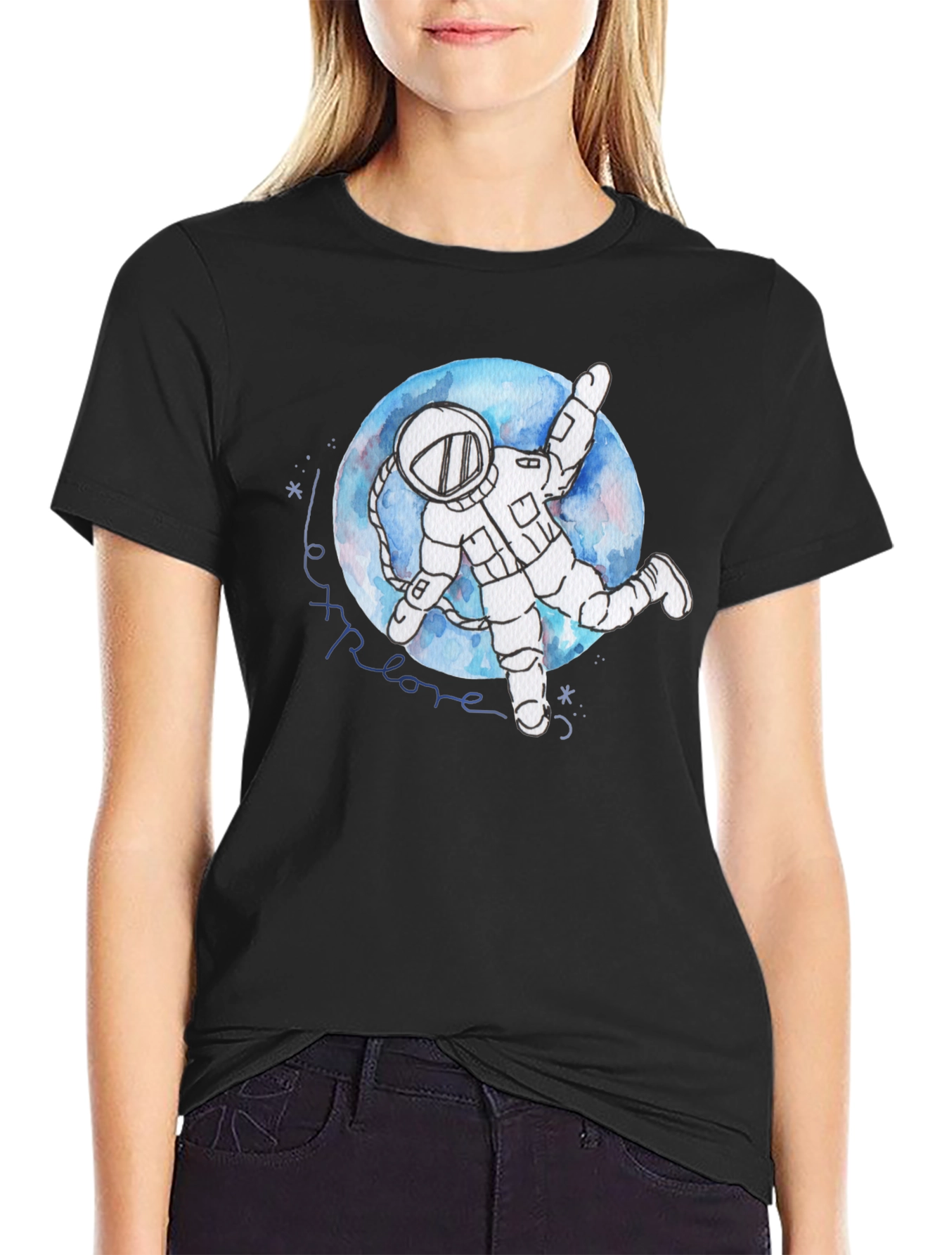 Explore Astronaut Graphic T-Shirt