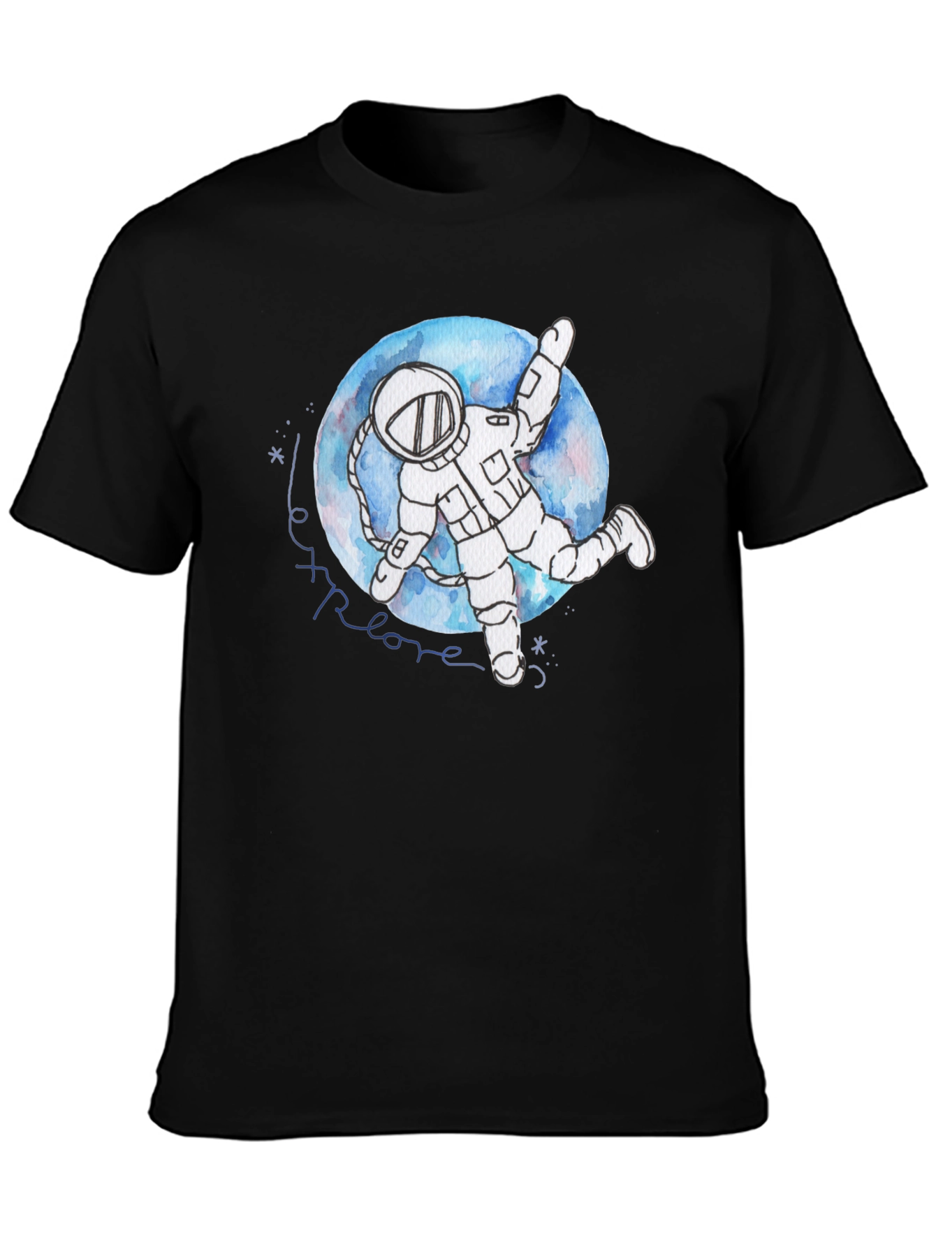 Explore Astronaut Graphic T-Shirt