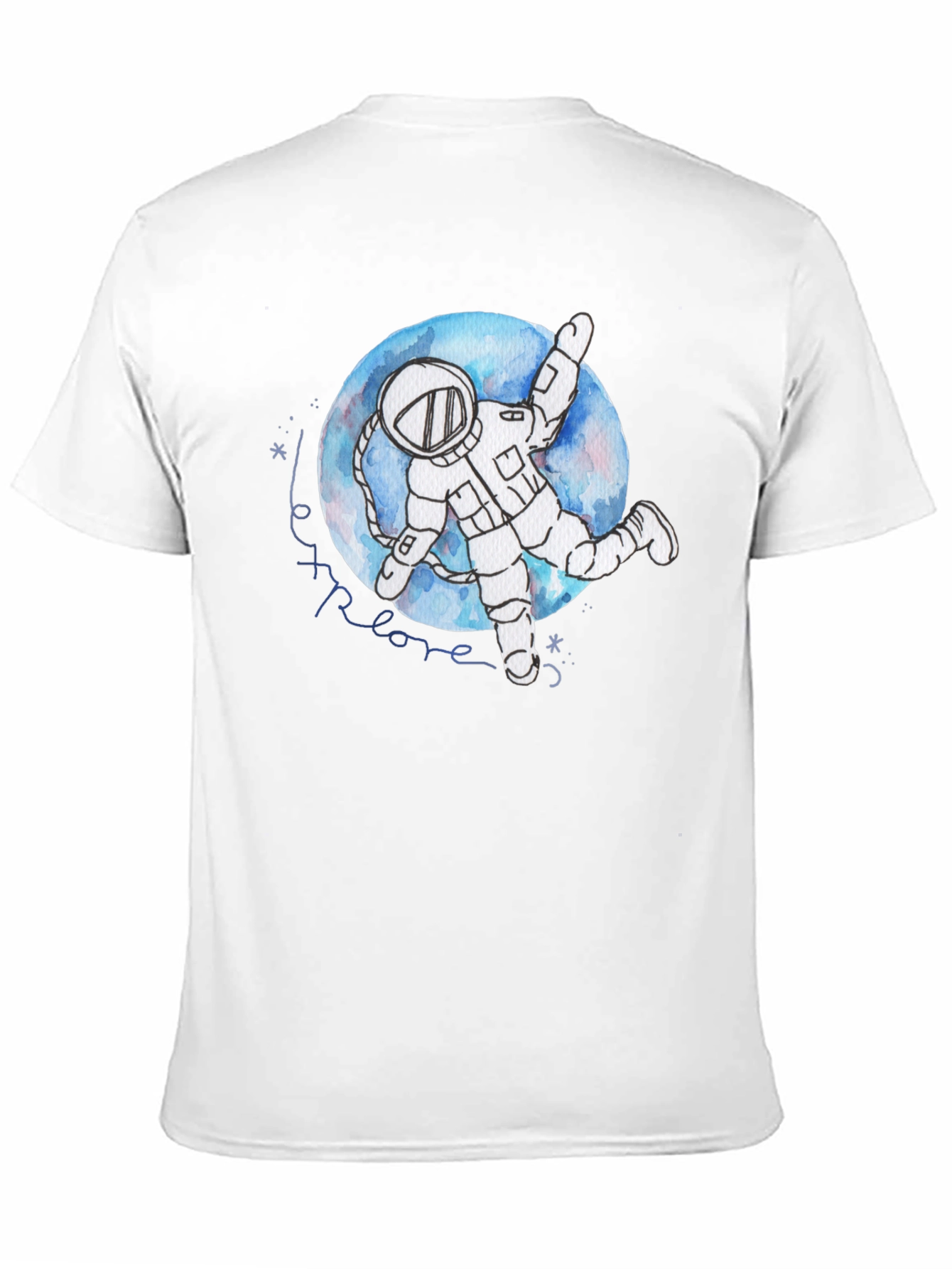 Explore Astronaut Graphic T-Shirt