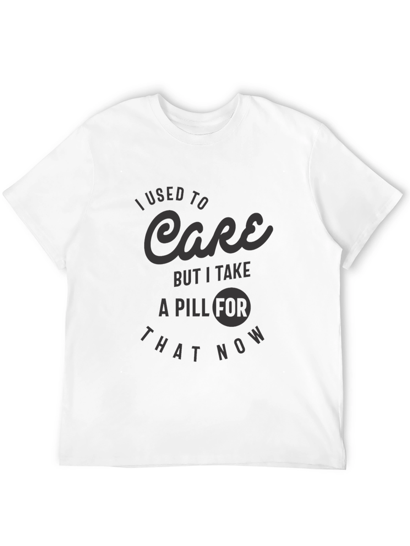 I Used to Care Graphic Tee - Black