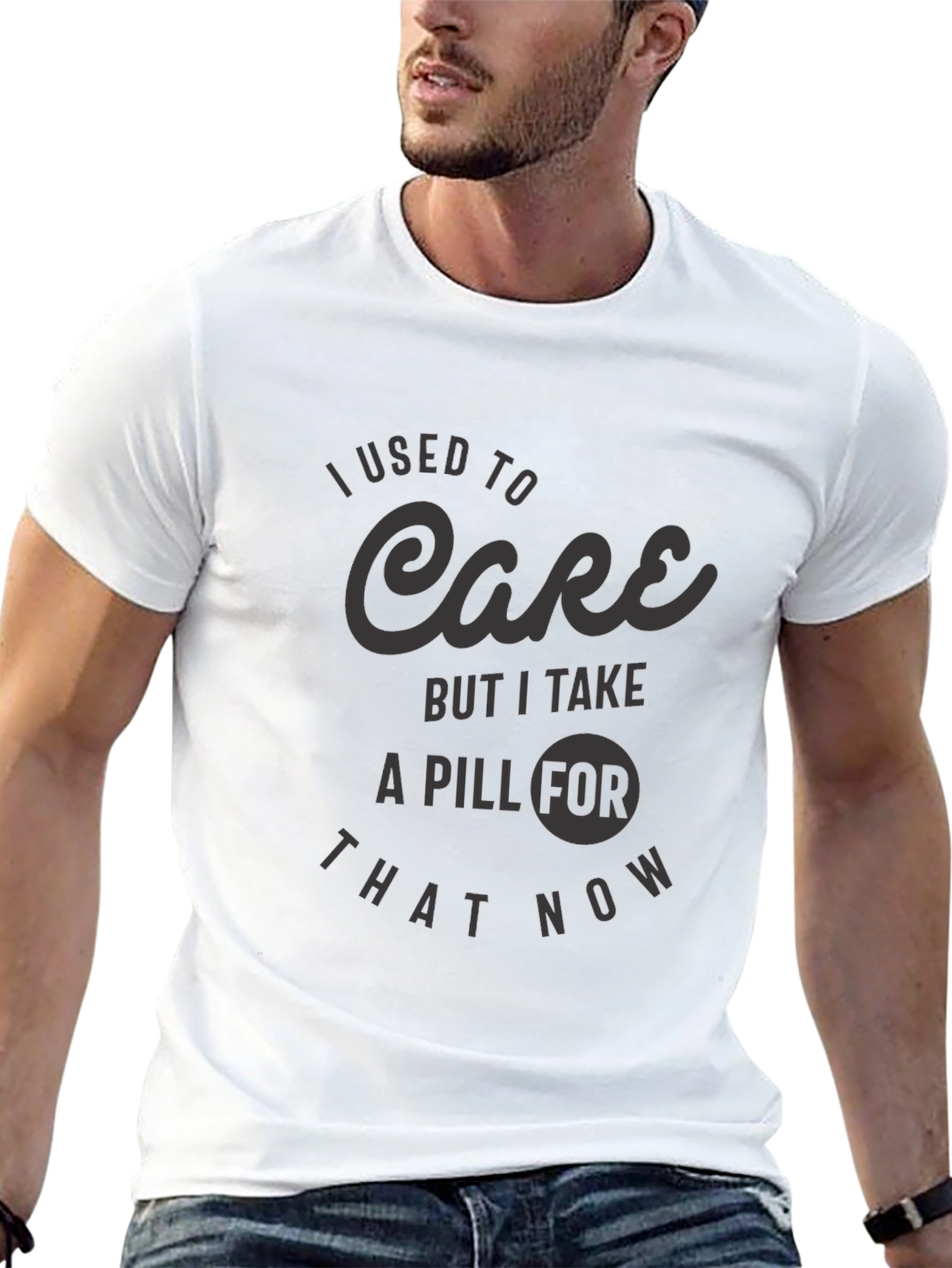 I Used to Care Graphic Tee - Black