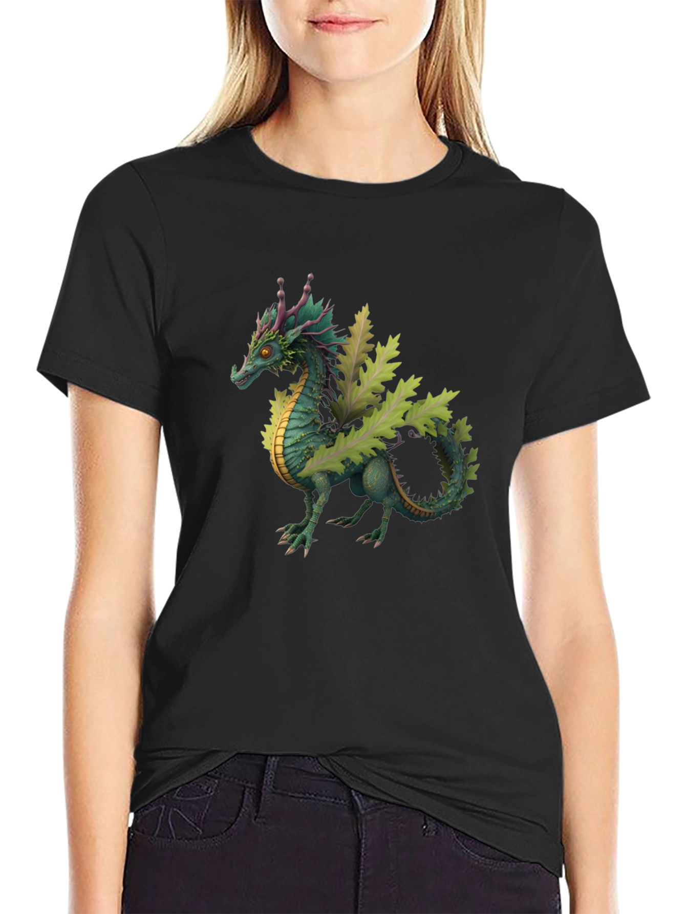 Dragon Graphic Tee - Fantasy Creature T-Shirt