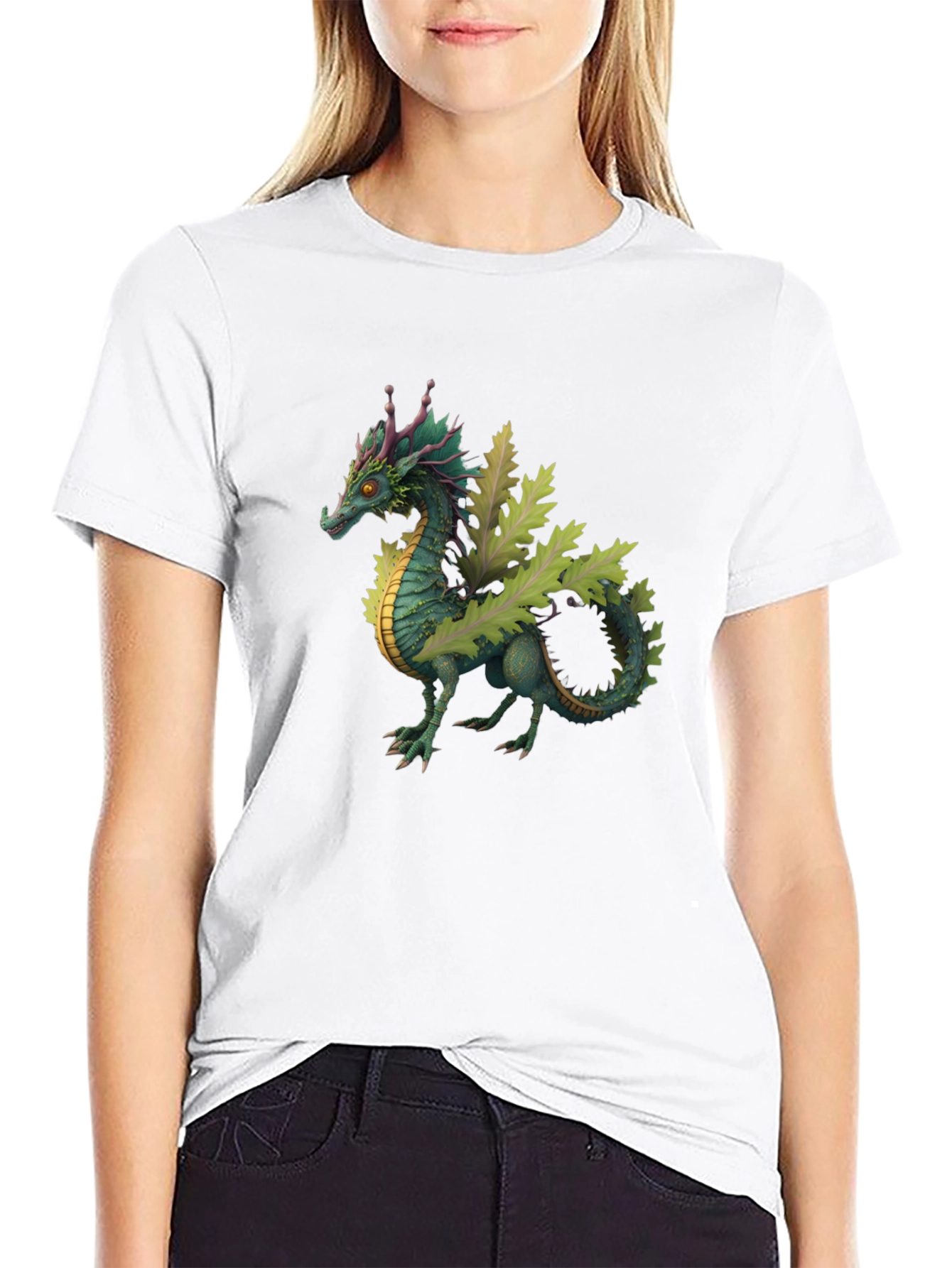 Dragon Graphic Tee - Fantasy Creature T-Shirt