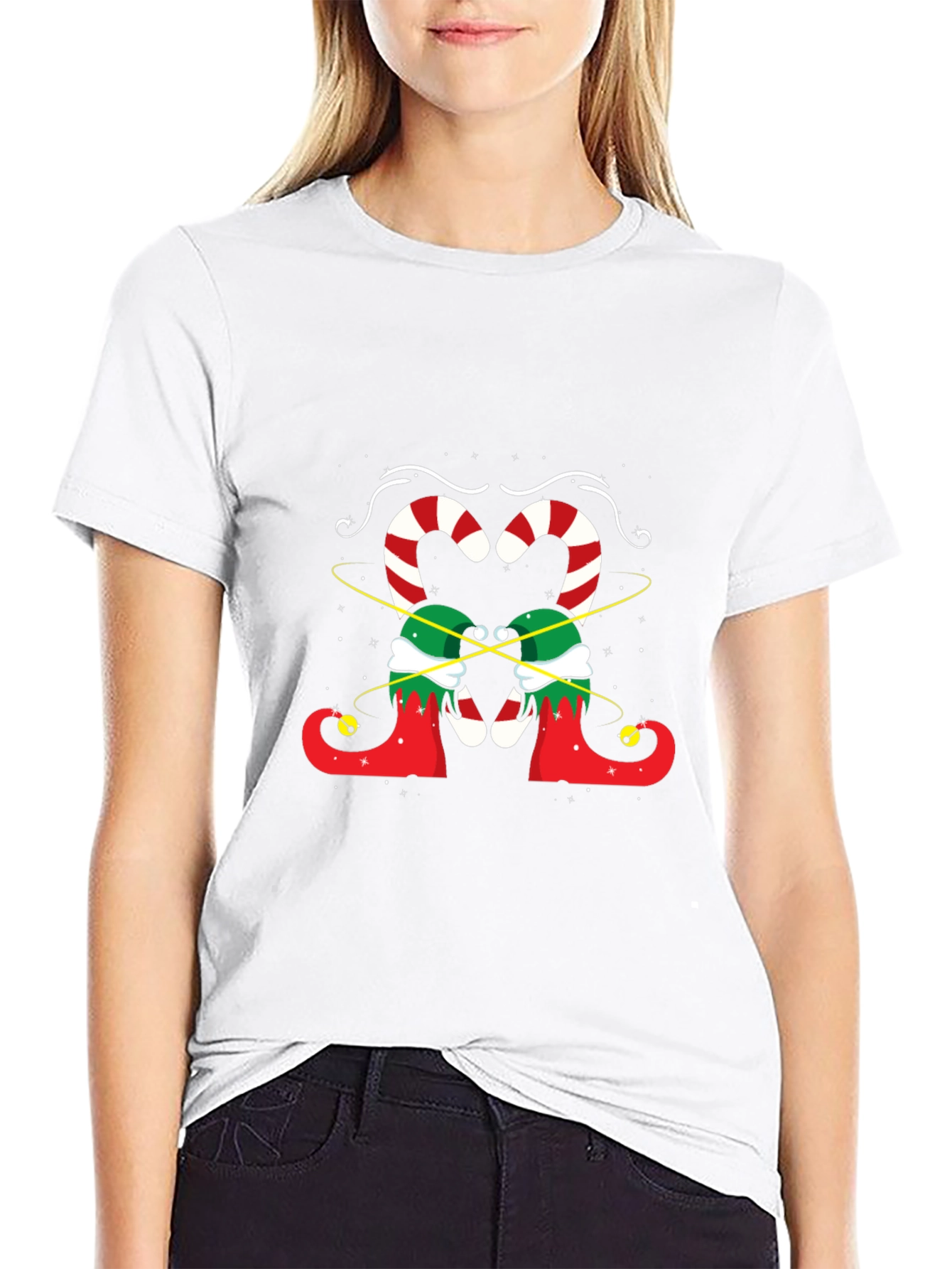 Festive Christmas Elf Love T-Shirt
