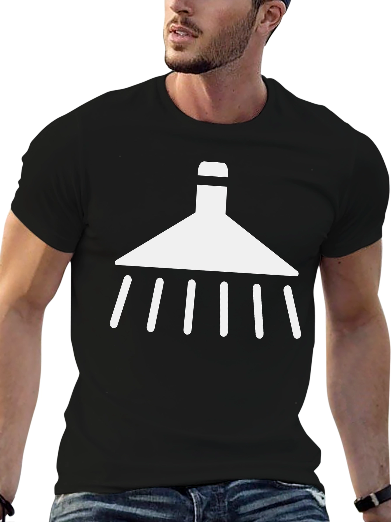 Shower Icon Graphic T-Shirt