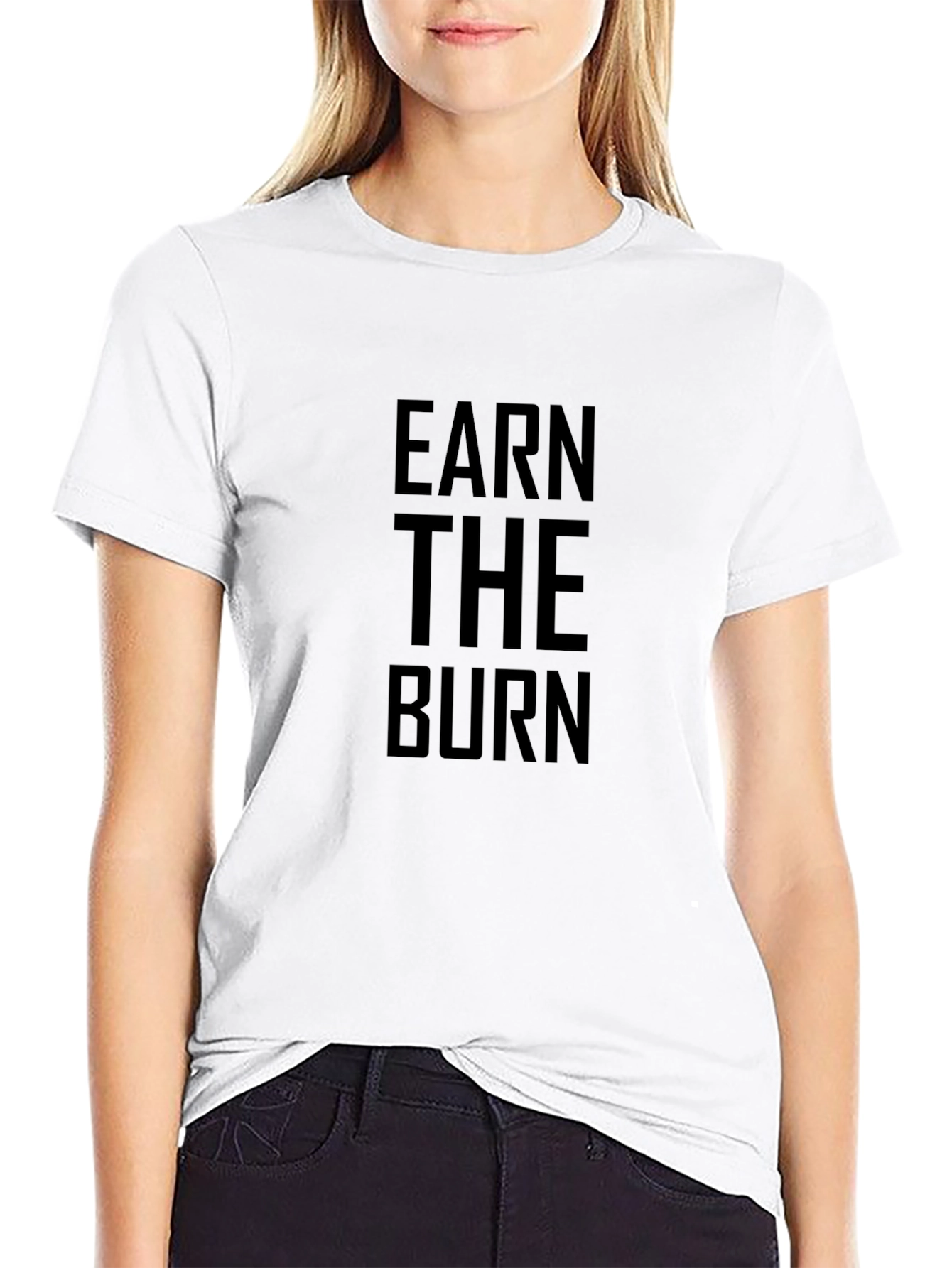 Earn The Burn Black T-Shirt