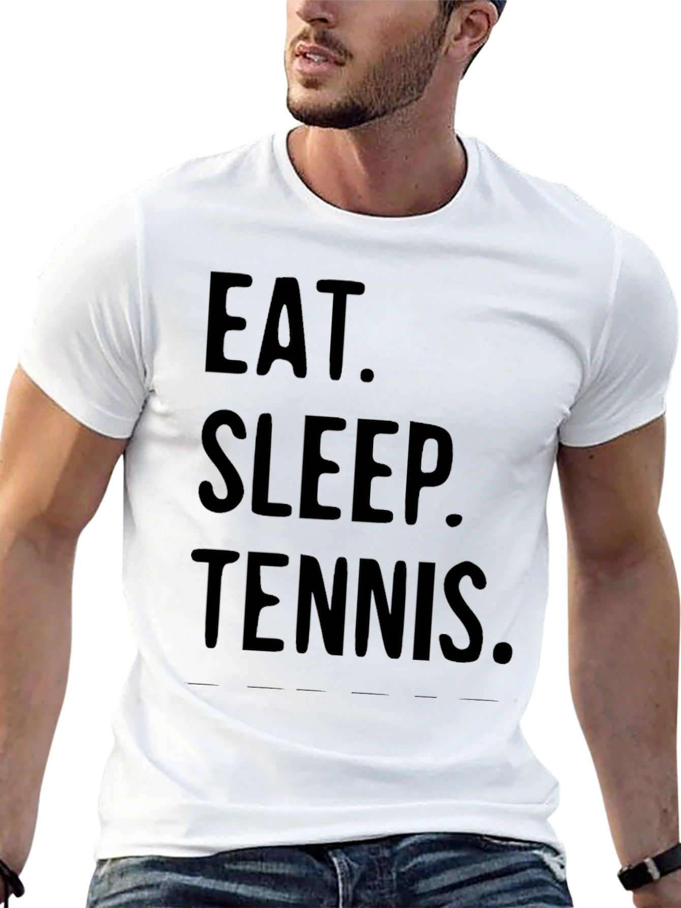 Eat Sleep Tennis T-Shirt - Funny Player Tee