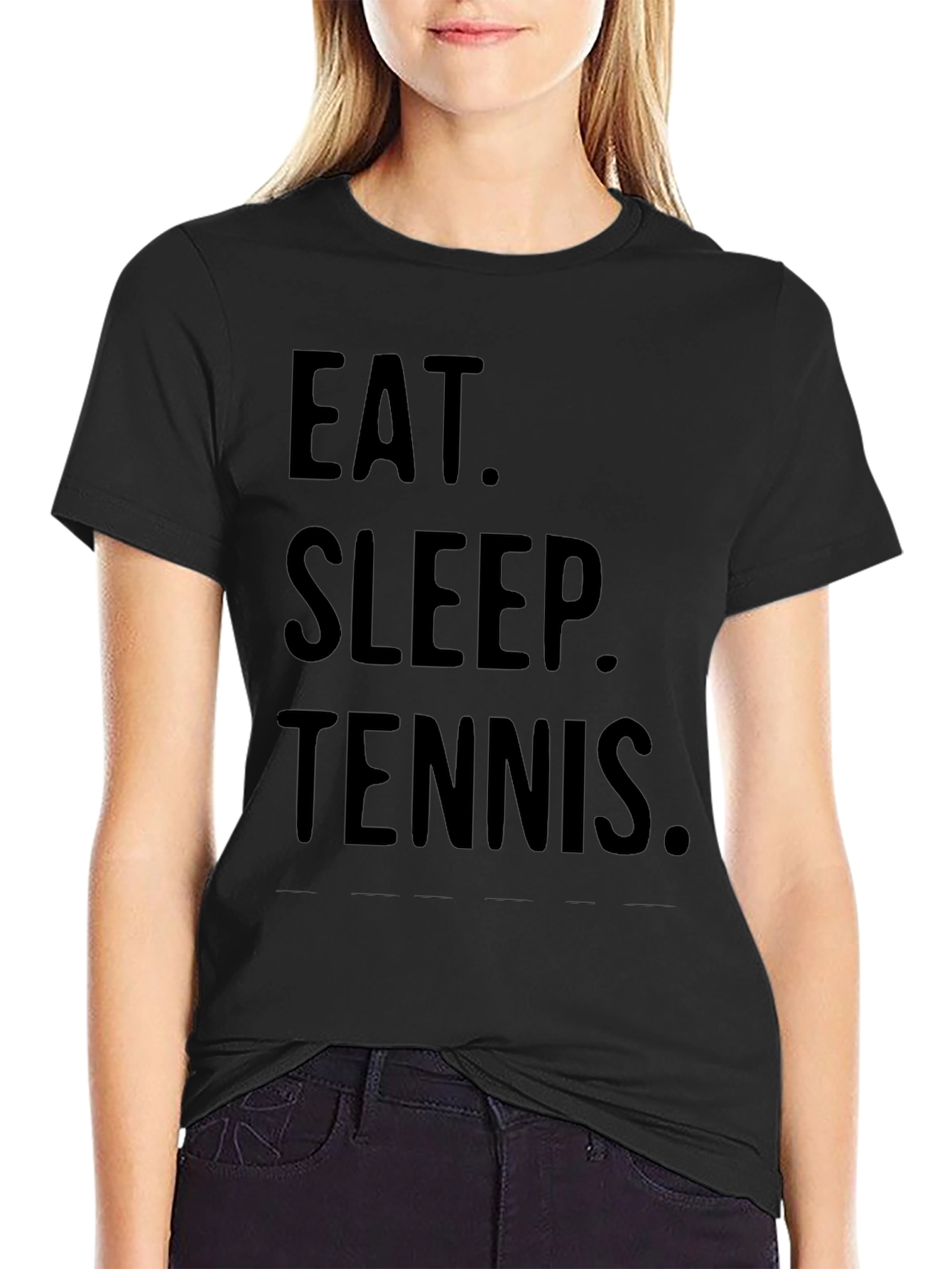 Eat Sleep Tennis T-Shirt - Funny Player Tee