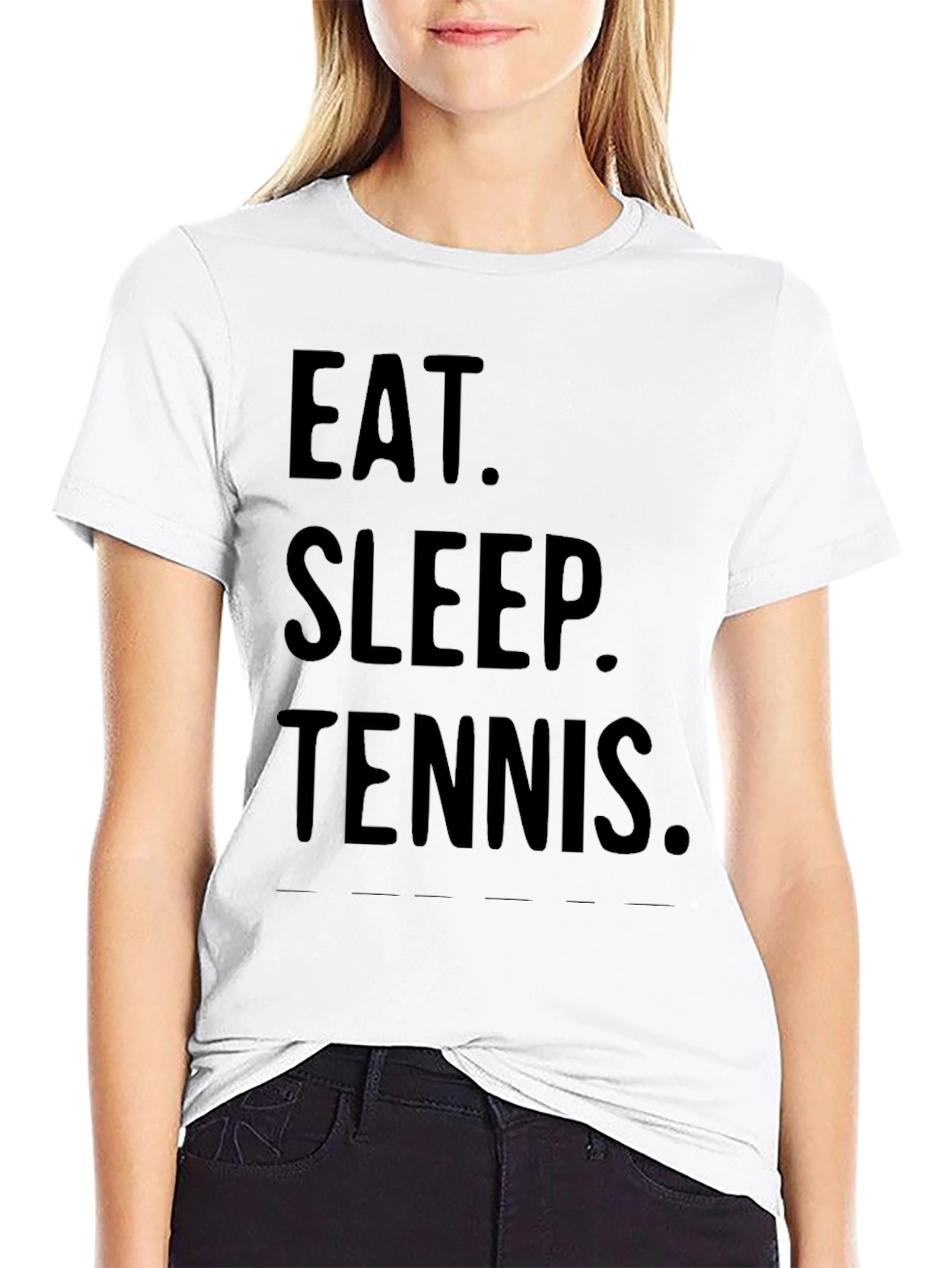 Eat Sleep Tennis T-Shirt - Funny Player Tee
