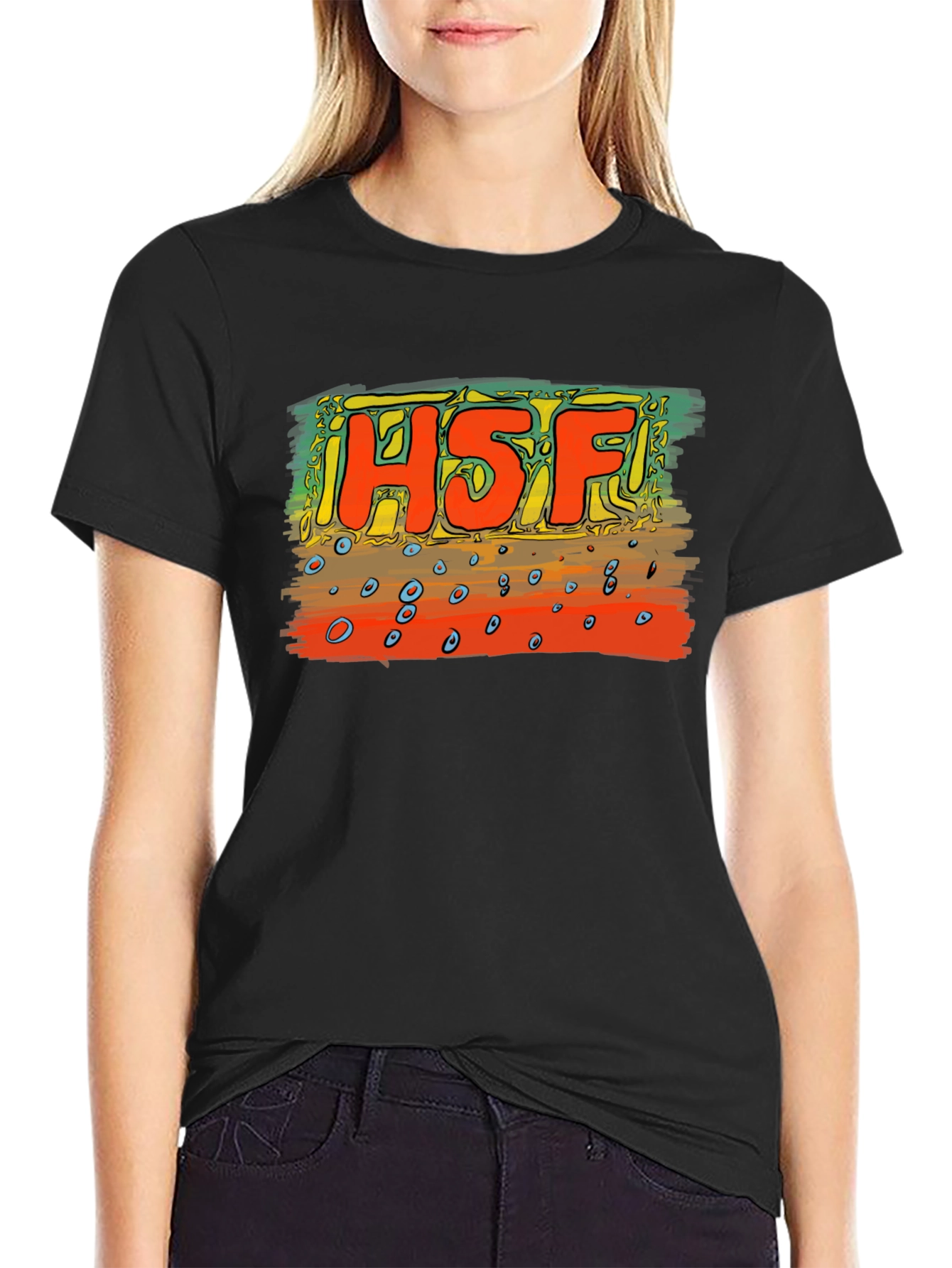 H5F Graphic T-Shirt - Stylish Cotton Blend Tee