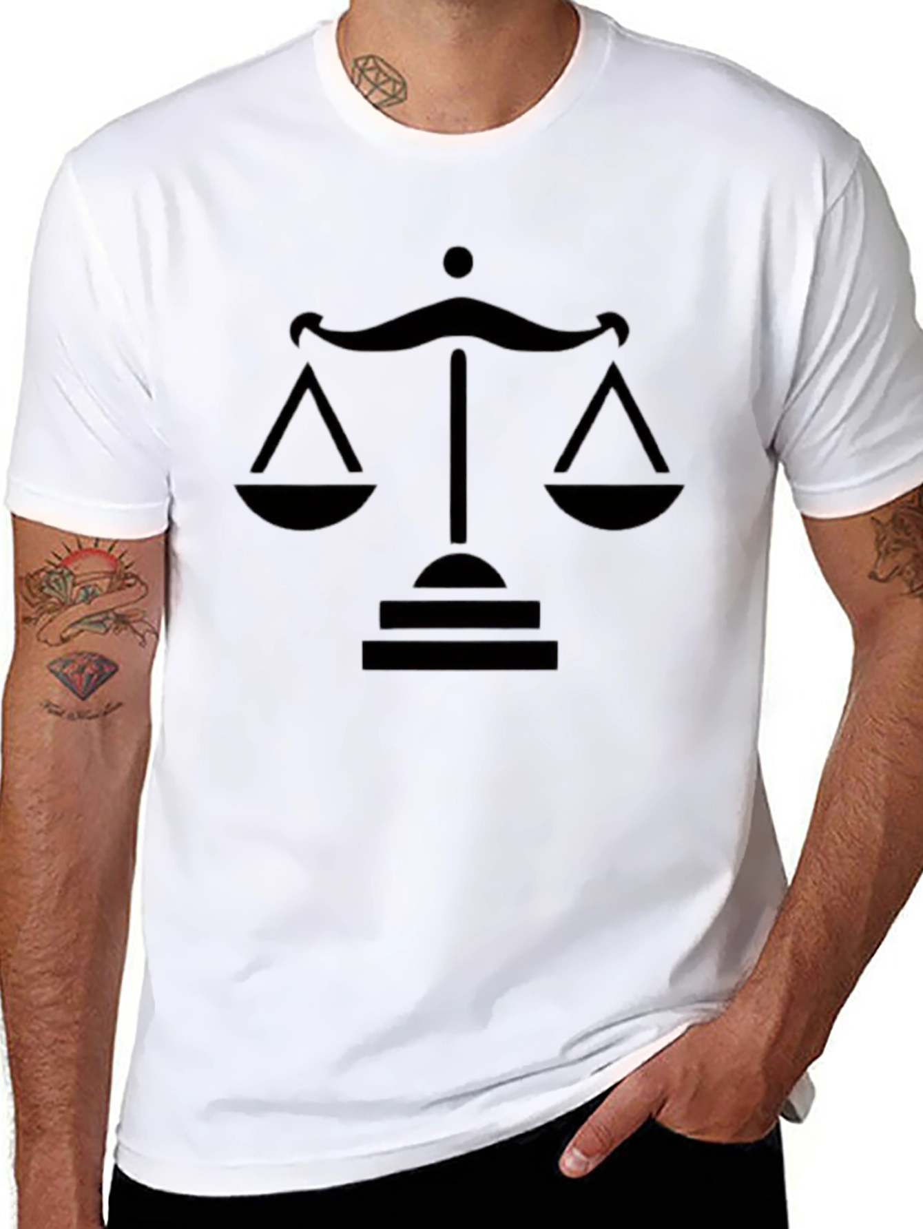 Scales of Justice Graphic Tee
