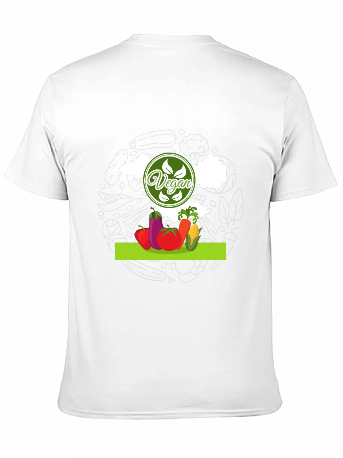 Vegan Graphic T-Shirt - Eat Your Veggies!