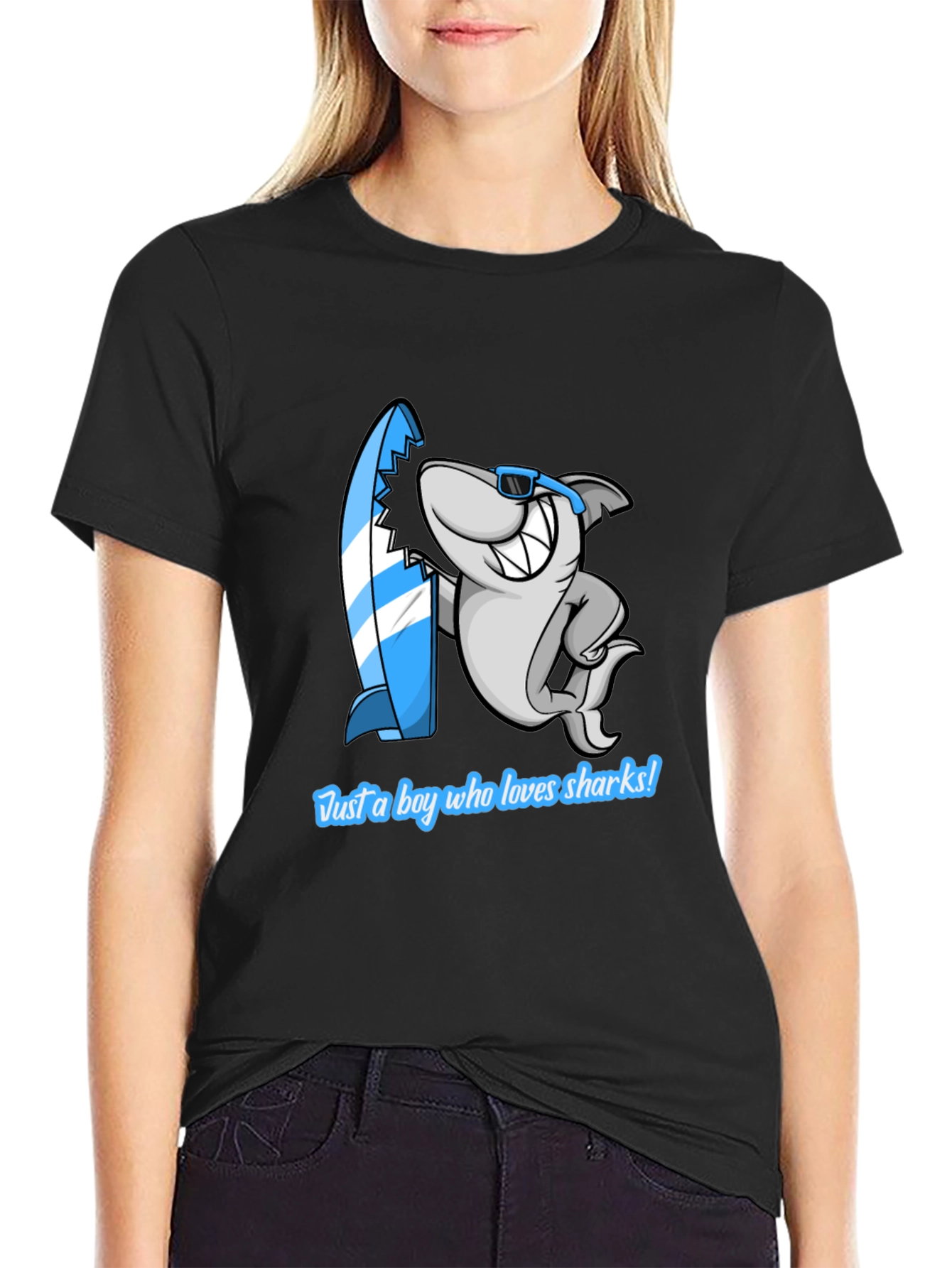 Shark Lover Graphic T-Shirt - Casual Cool