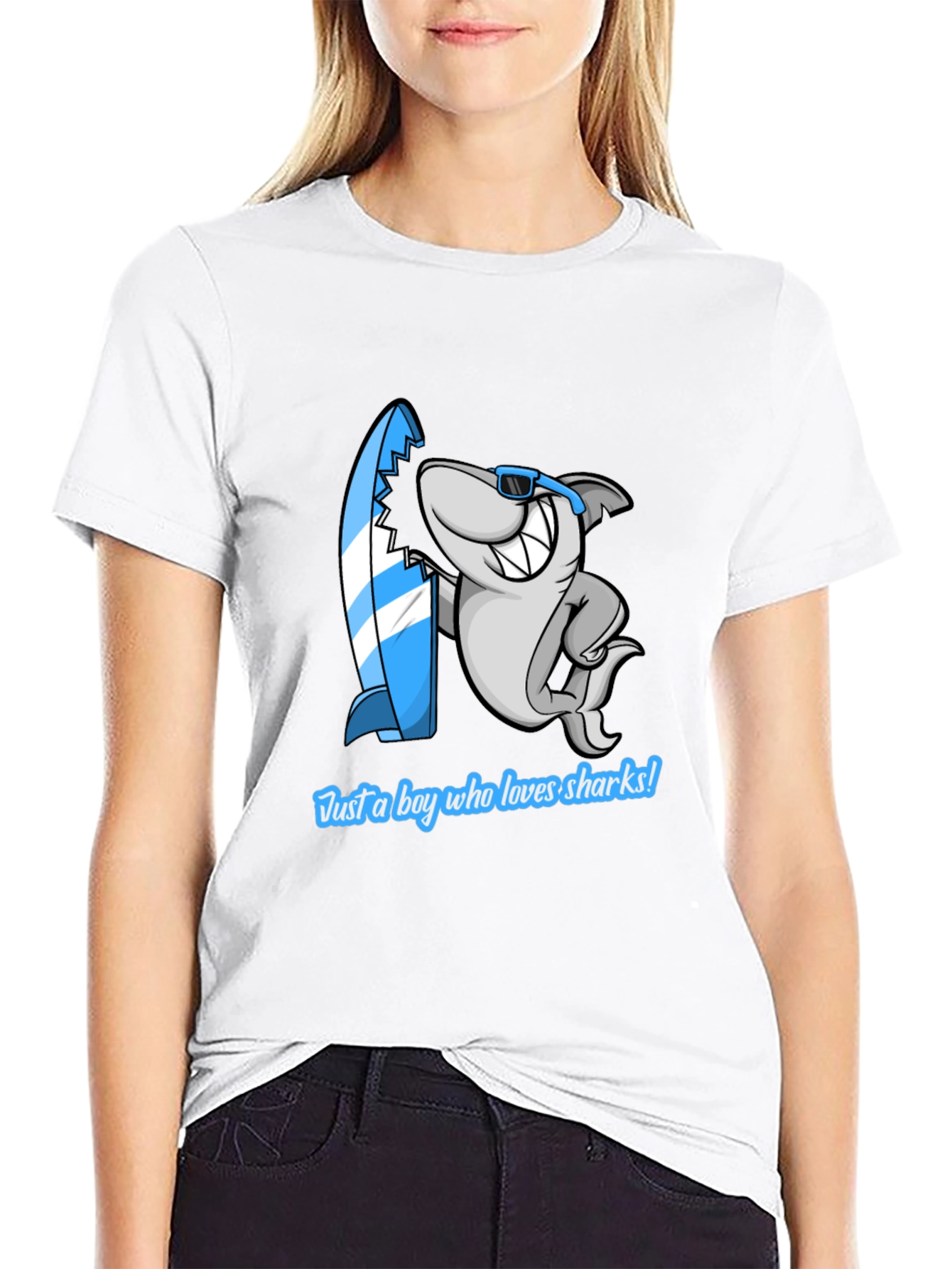 Shark Lover Graphic T-Shirt - Casual Cool