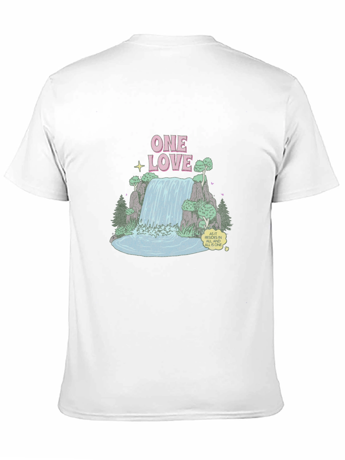 One Love Waterfall Graphic Tee