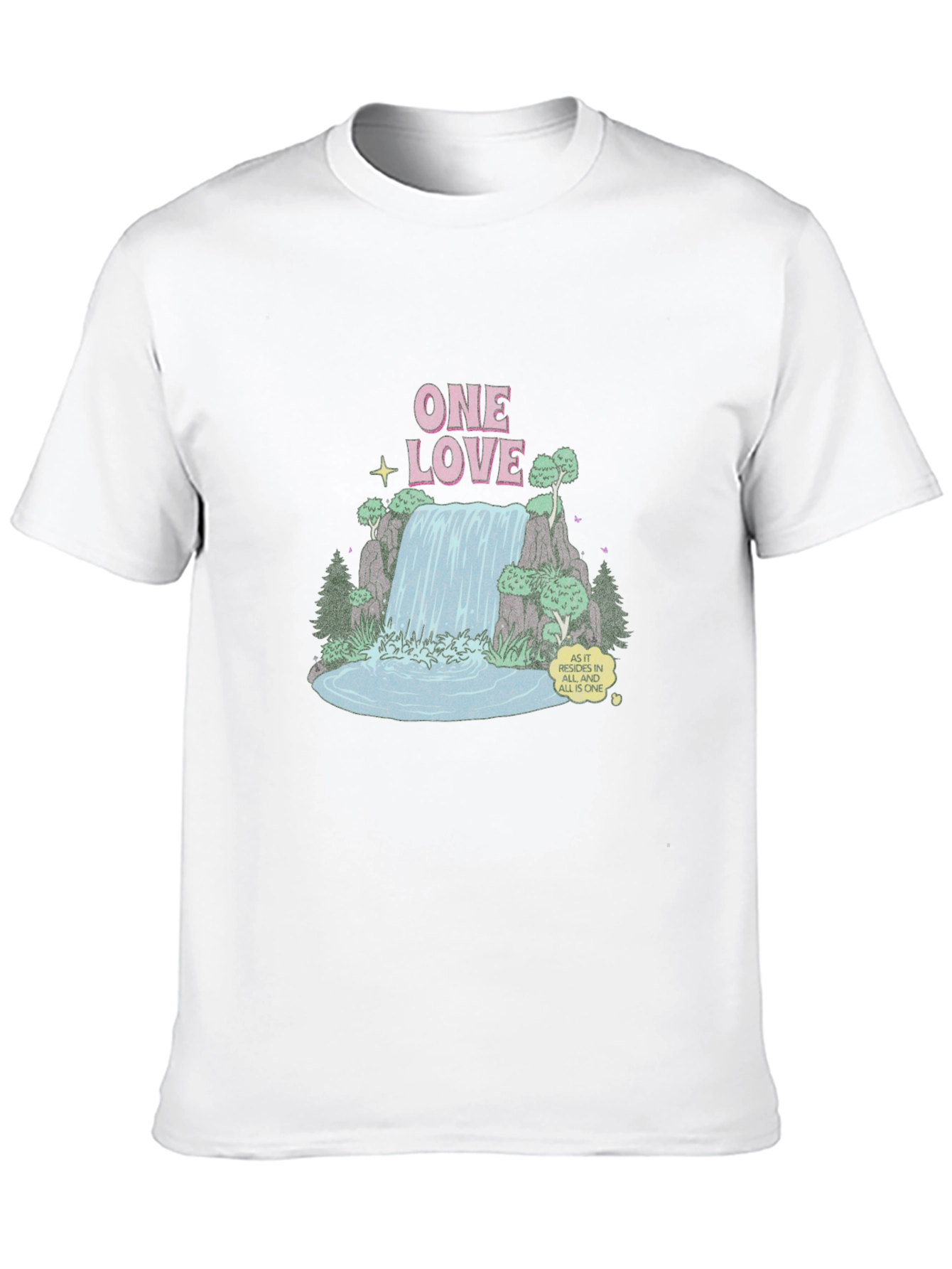 One Love Waterfall Graphic Tee