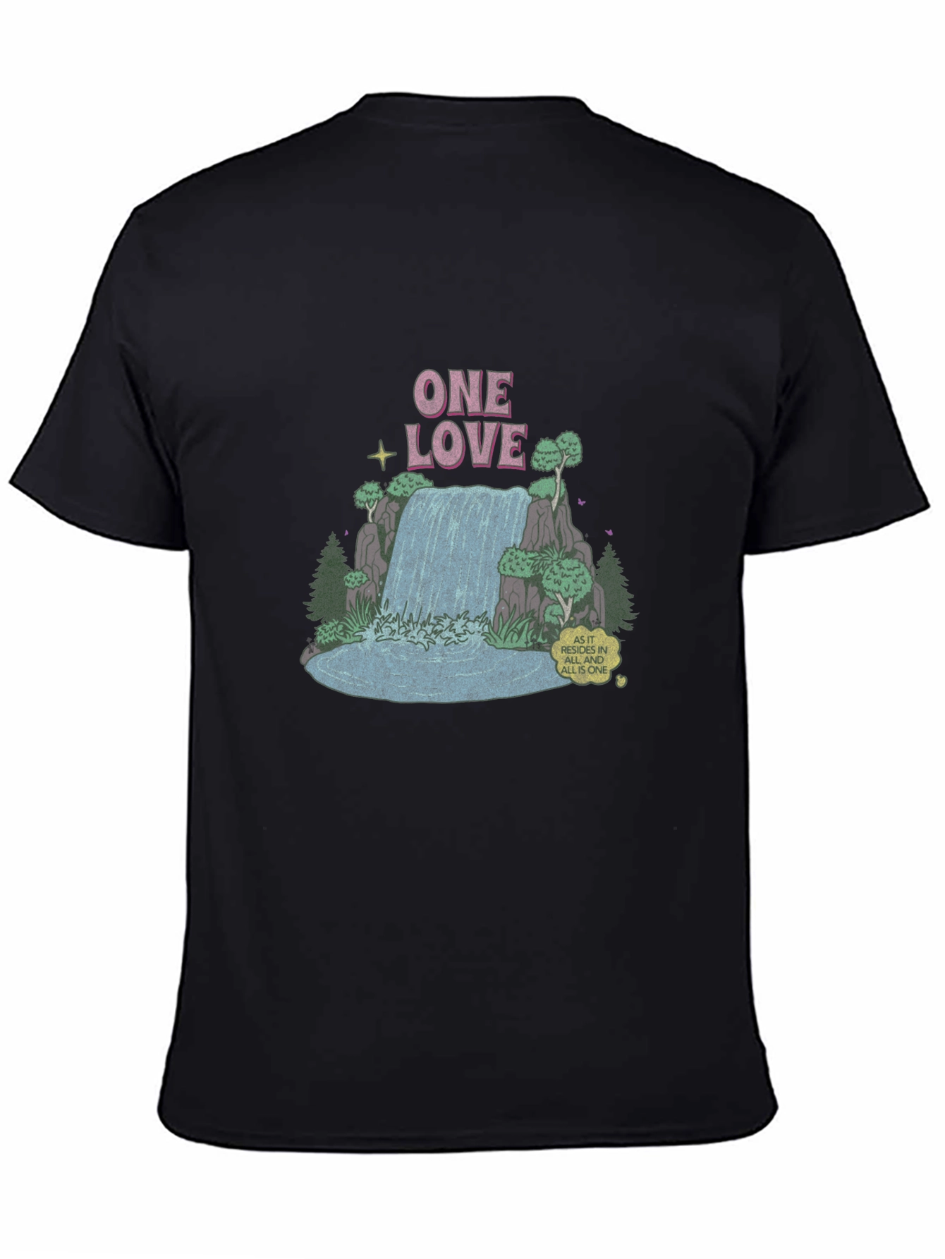 One Love Waterfall Graphic Tee
