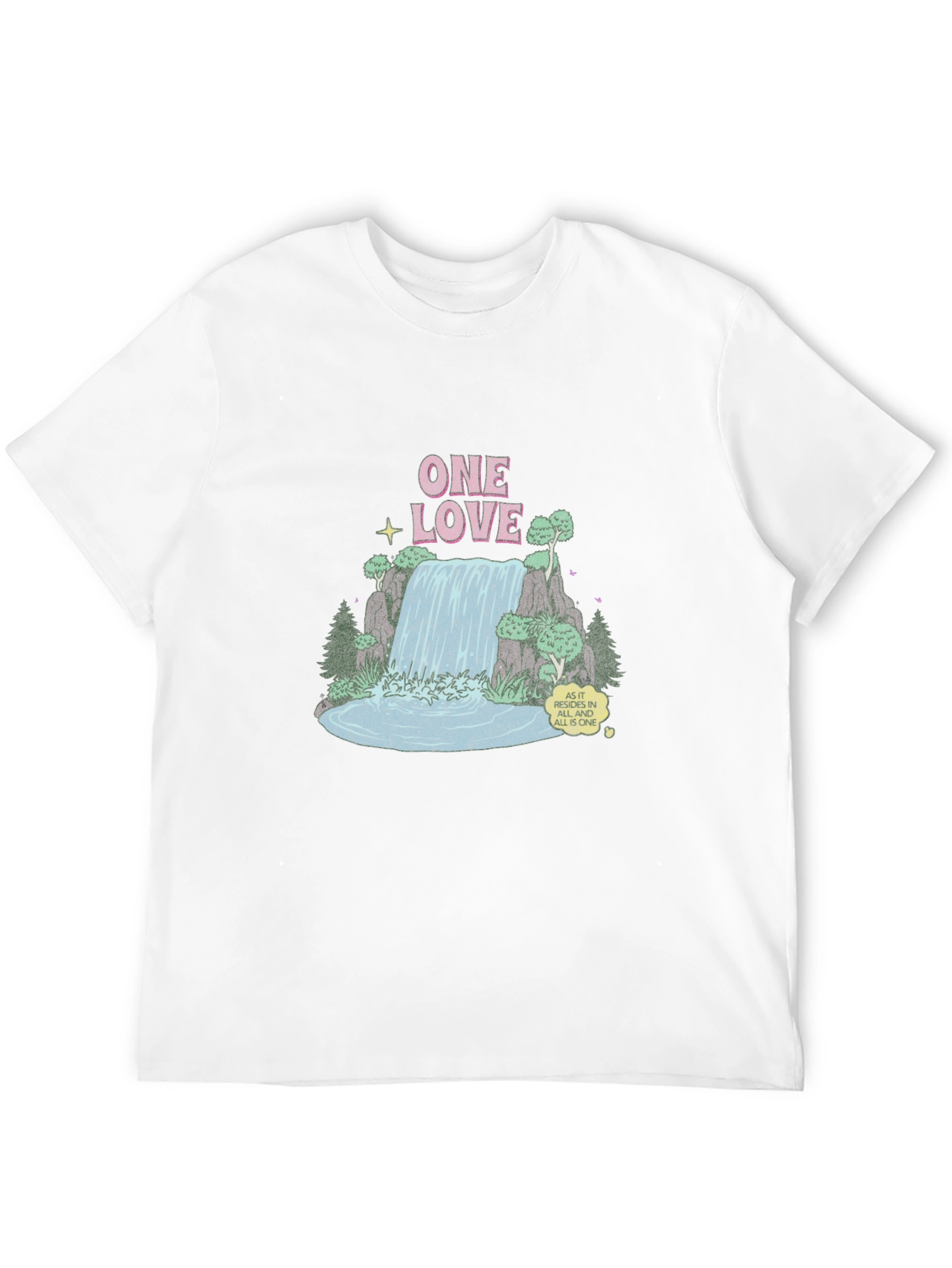 One Love Waterfall Graphic Tee