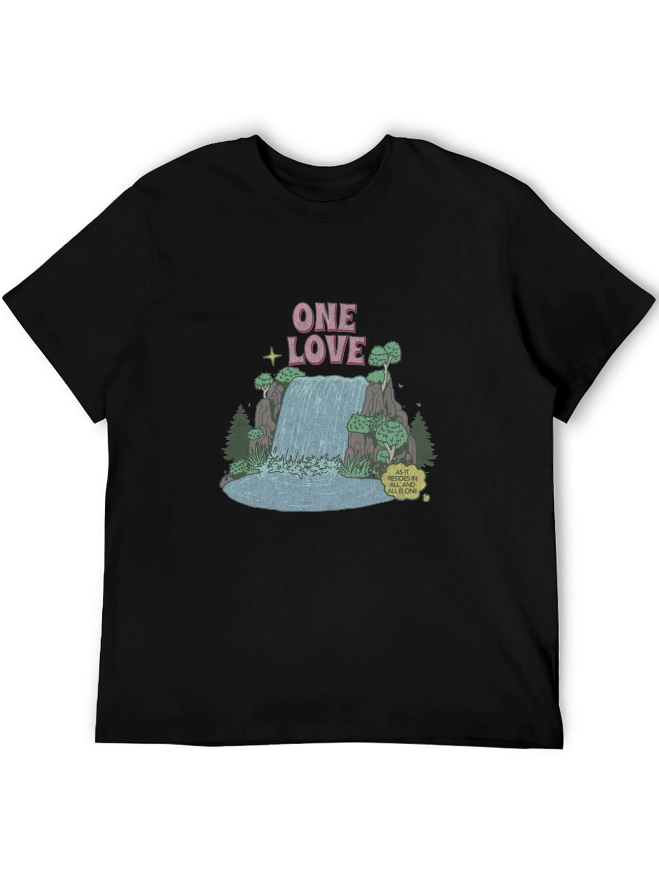 One Love Waterfall Graphic Tee
