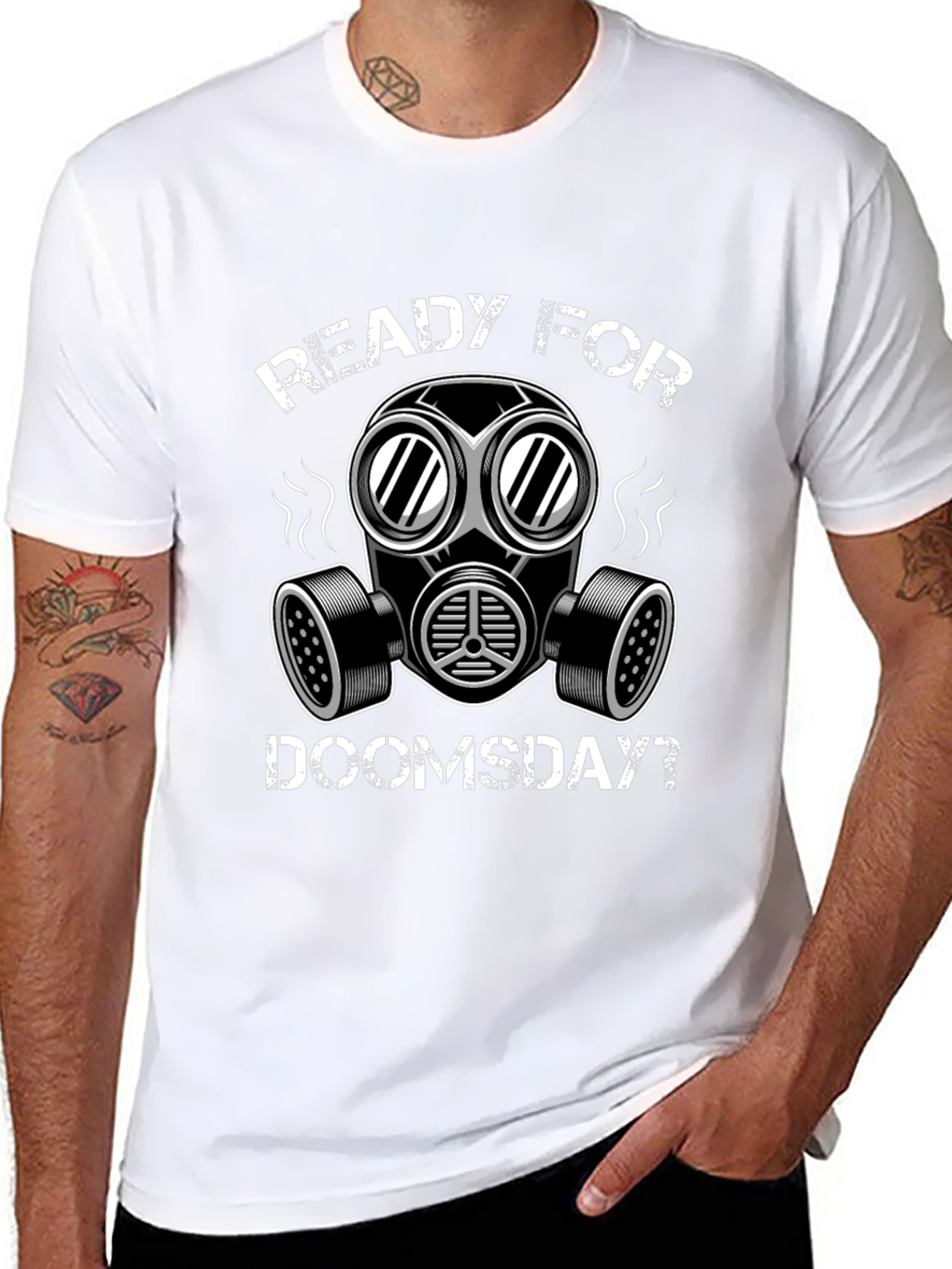 Ready For Doomsday Graphic Tee - Apocalypse Preparedness