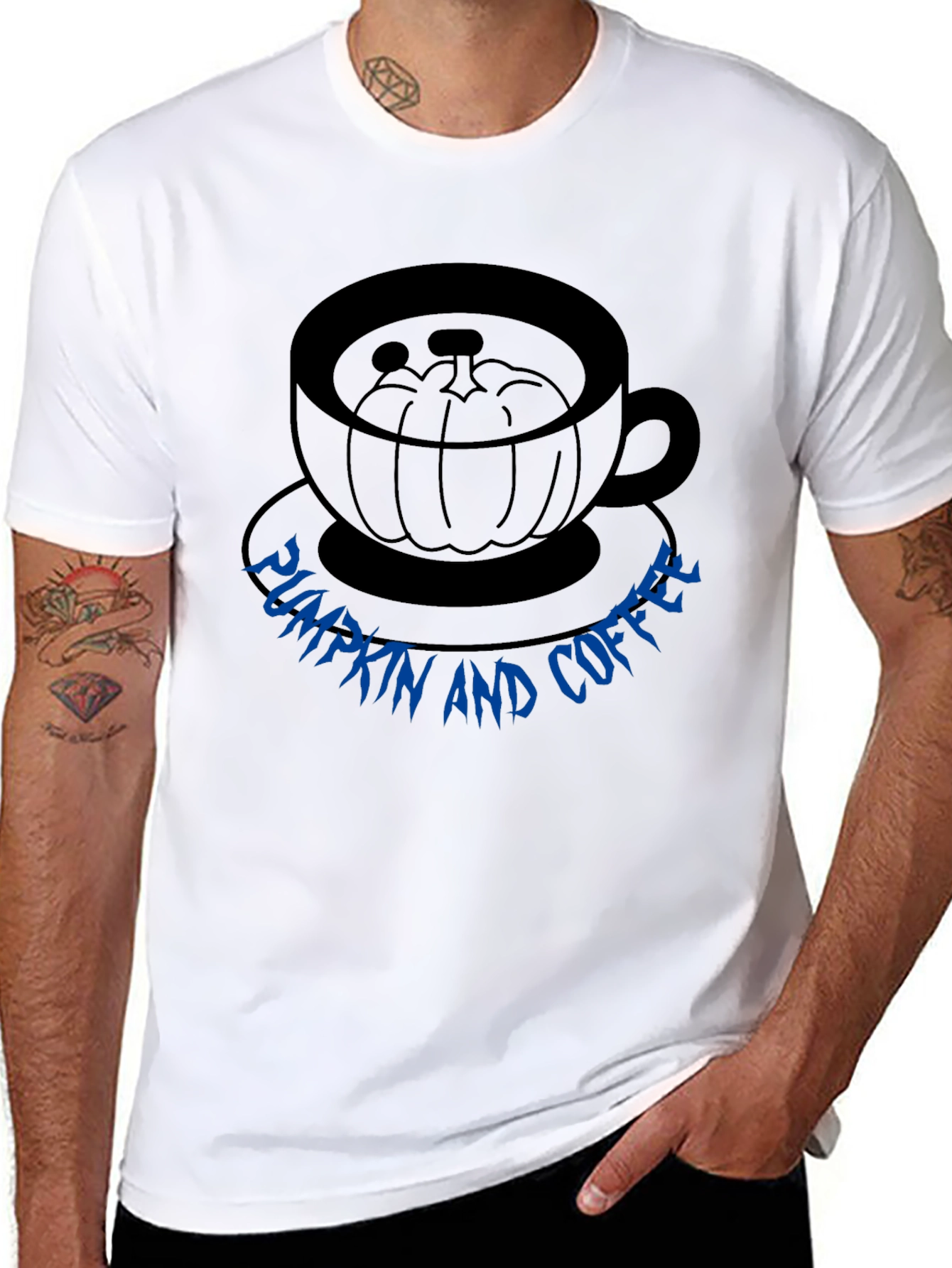 Pumpkin Coffee T-Shirt | Spooky Season Shirt