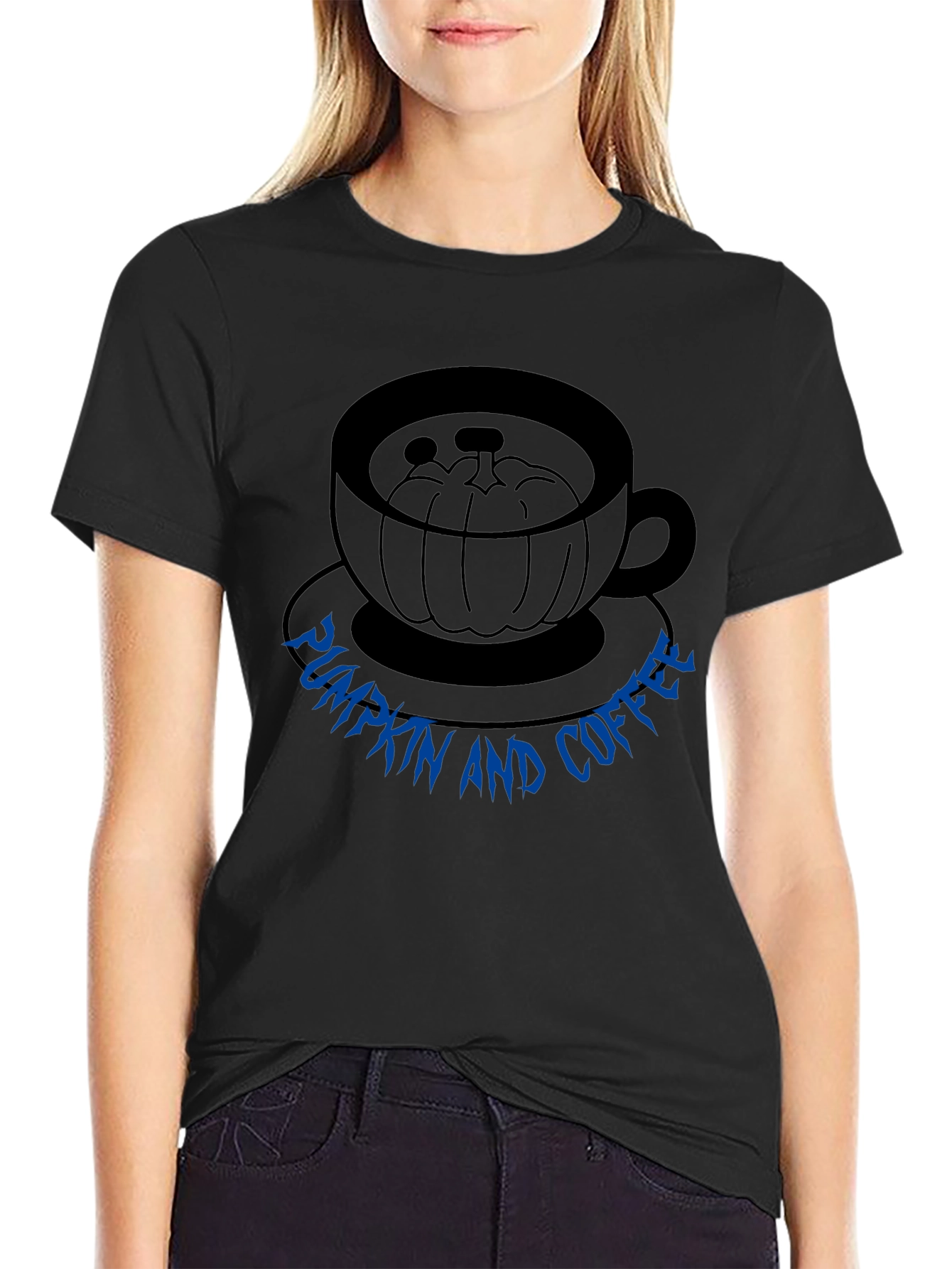 Pumpkin Coffee T-Shirt | Spooky Season Shirt