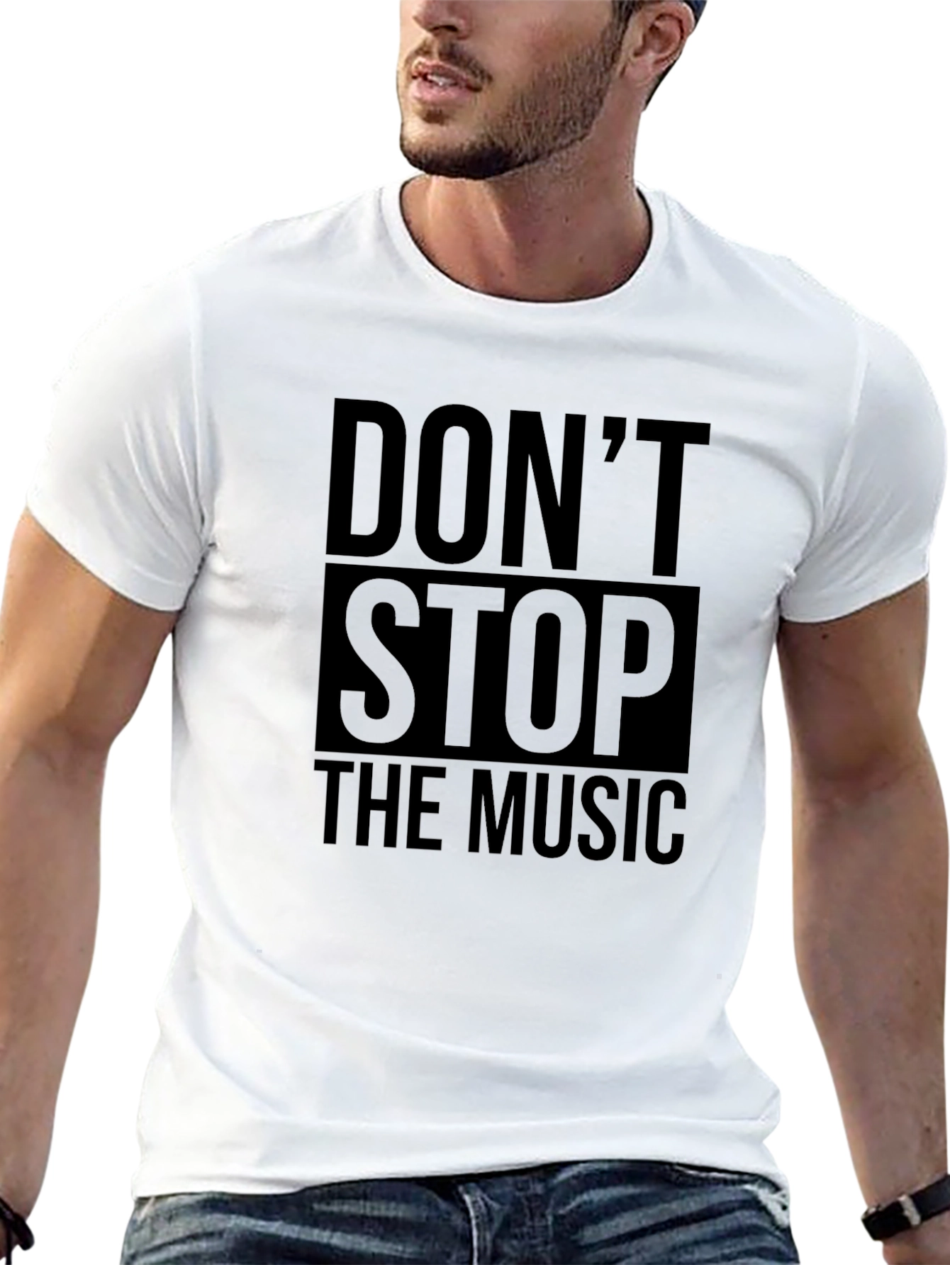 Dont Stop the Music Graphic Tee