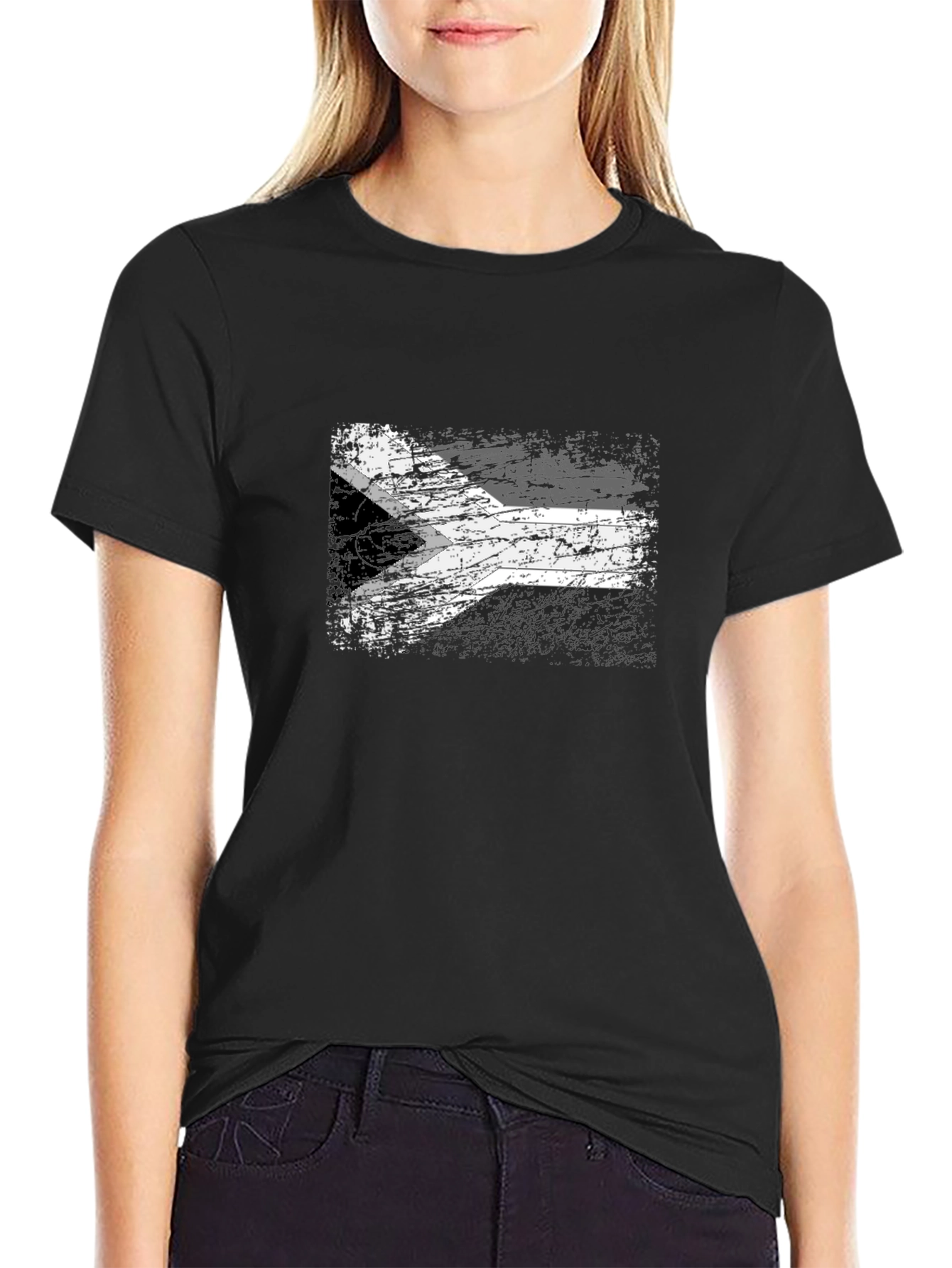 Distressed Flag Graphic T-Shirt