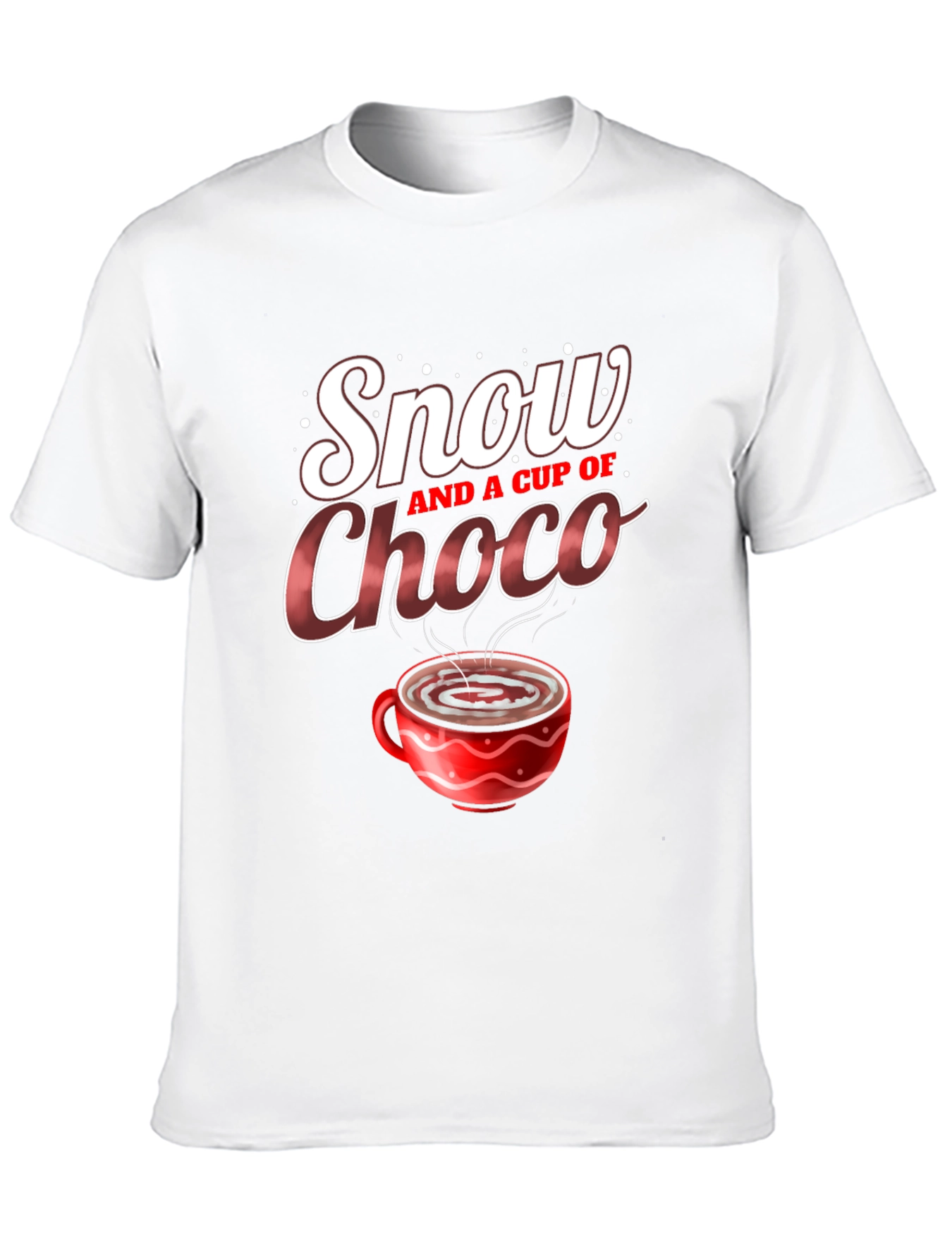 Snow and a Cup of Choco Graphic T-Shirt