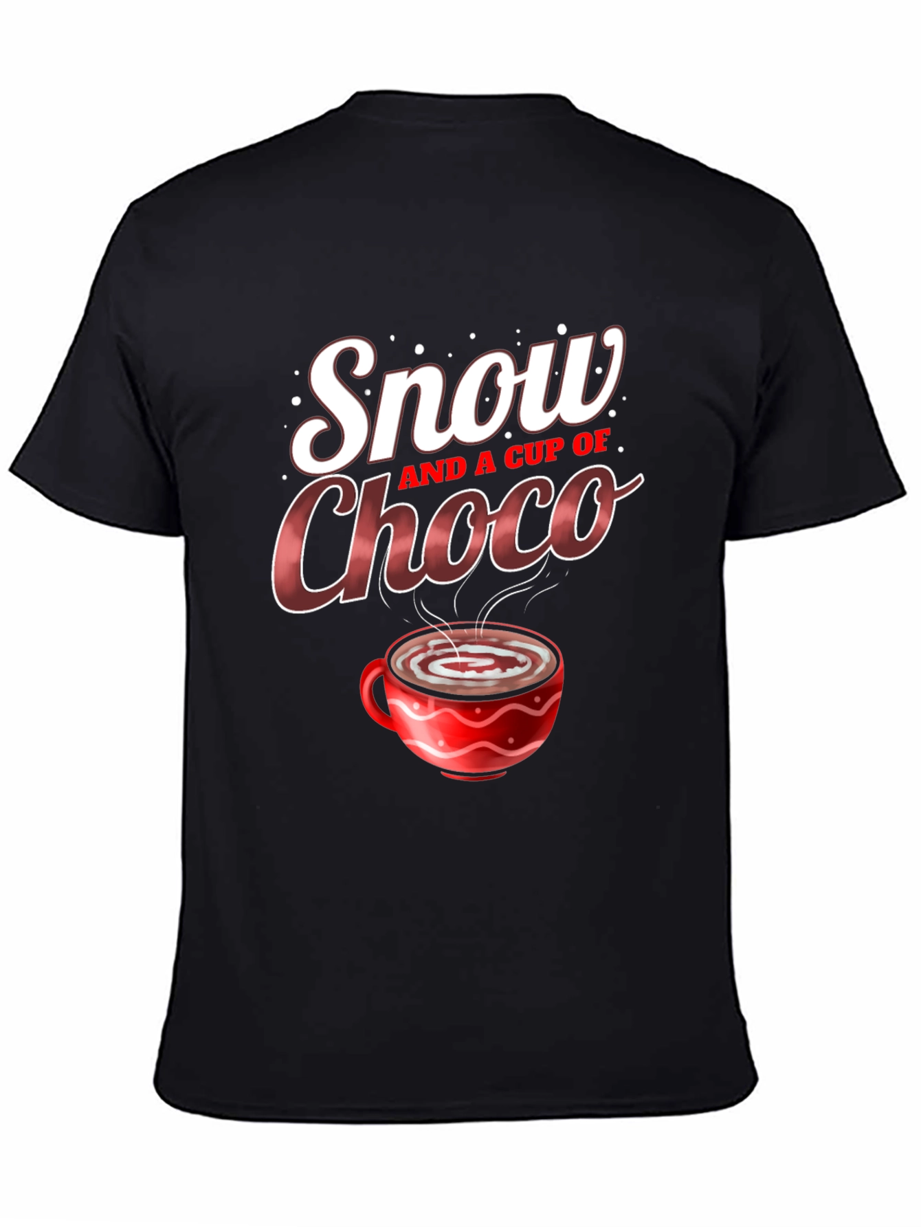 Snow and a Cup of Choco Graphic T-Shirt