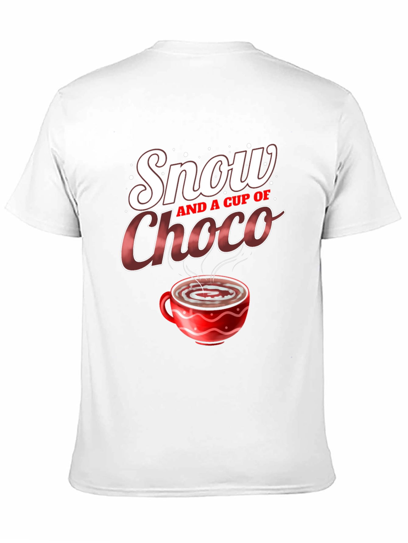 Snow and a Cup of Choco Graphic T-Shirt