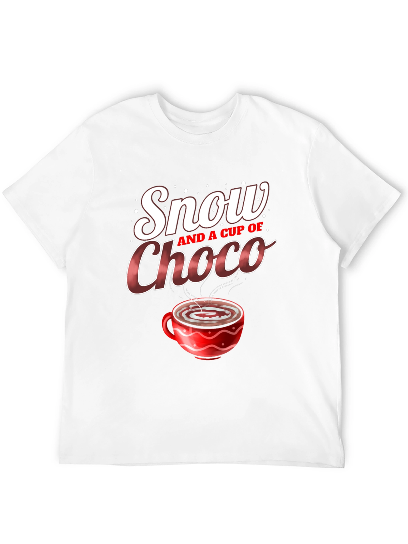 Snow and a Cup of Choco Graphic T-Shirt
