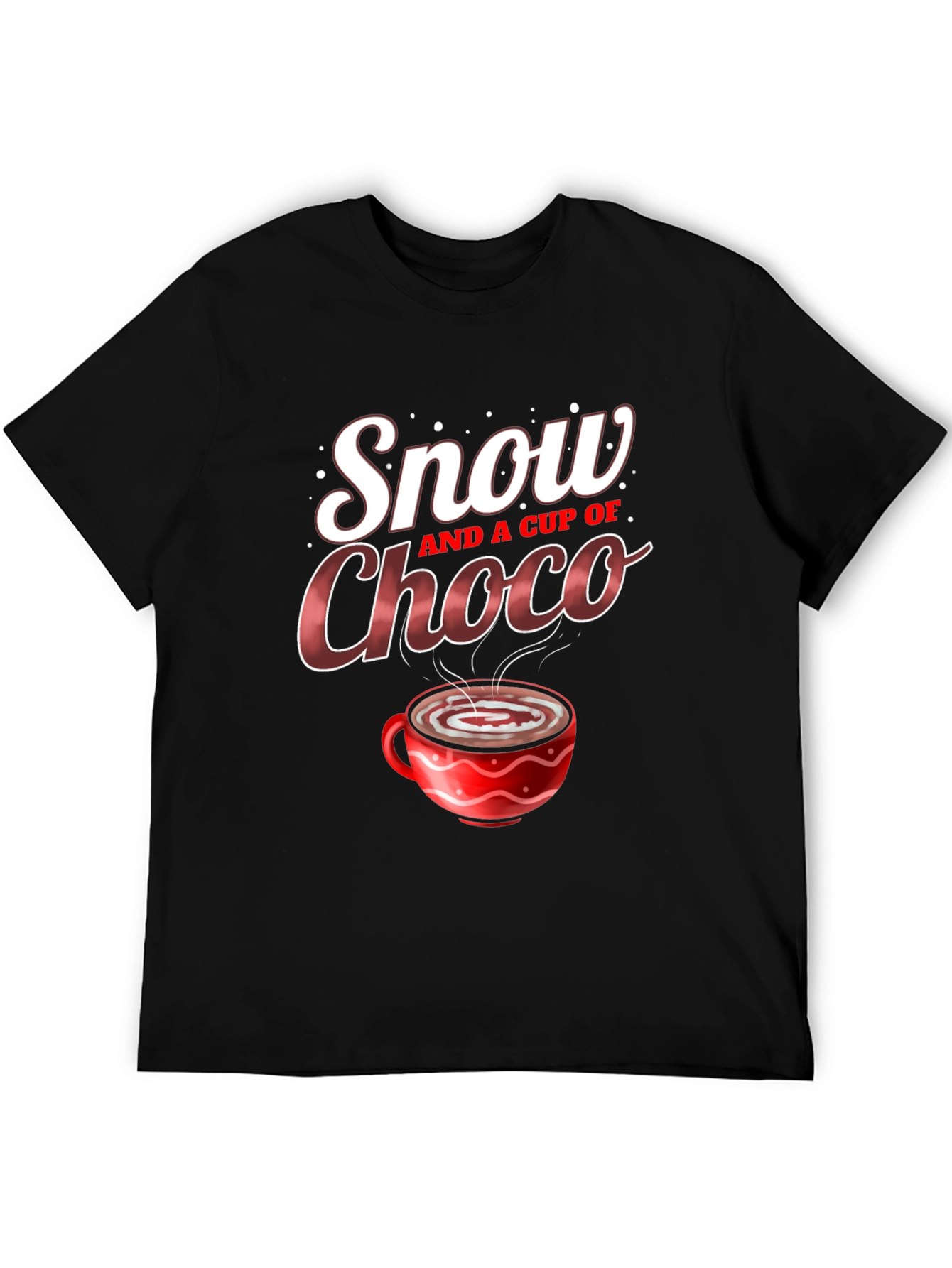 Snow and a Cup of Choco Graphic T-Shirt