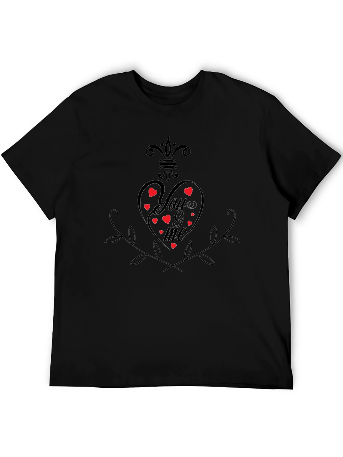 You & Me Heart Graphic T-Shirt
