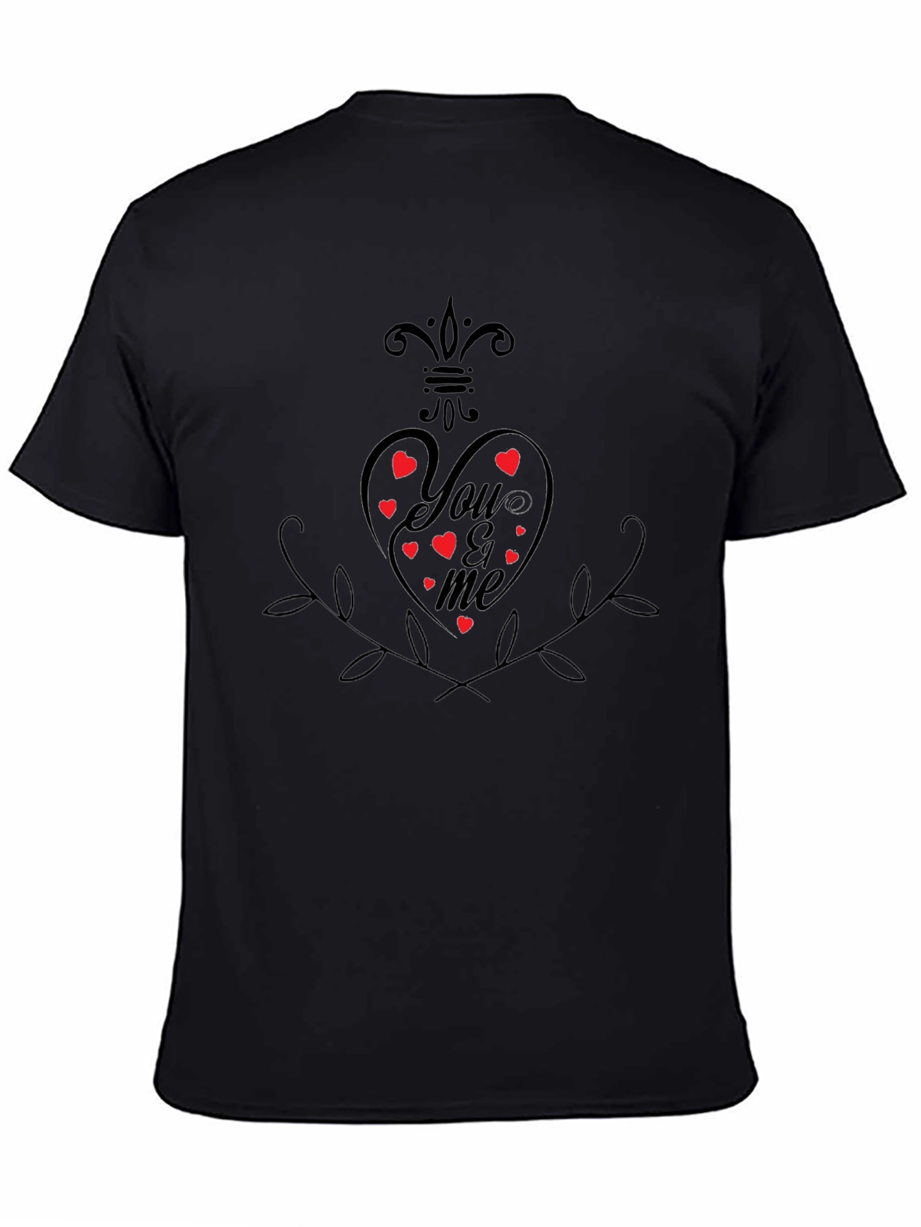 You & Me Heart Graphic T-Shirt