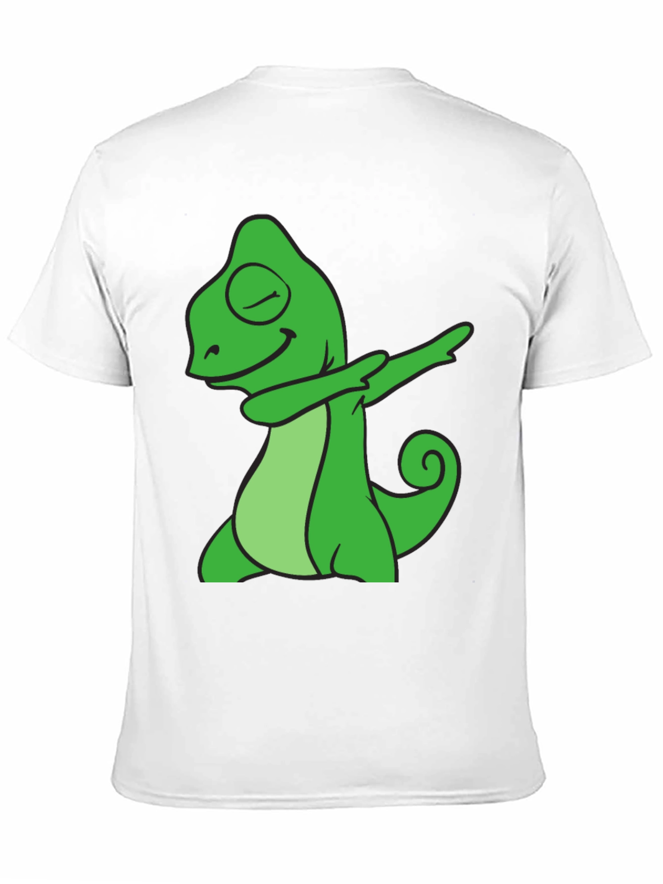 Dabbing Chameleon Graphic Tee - Cool Animal T-Shirt