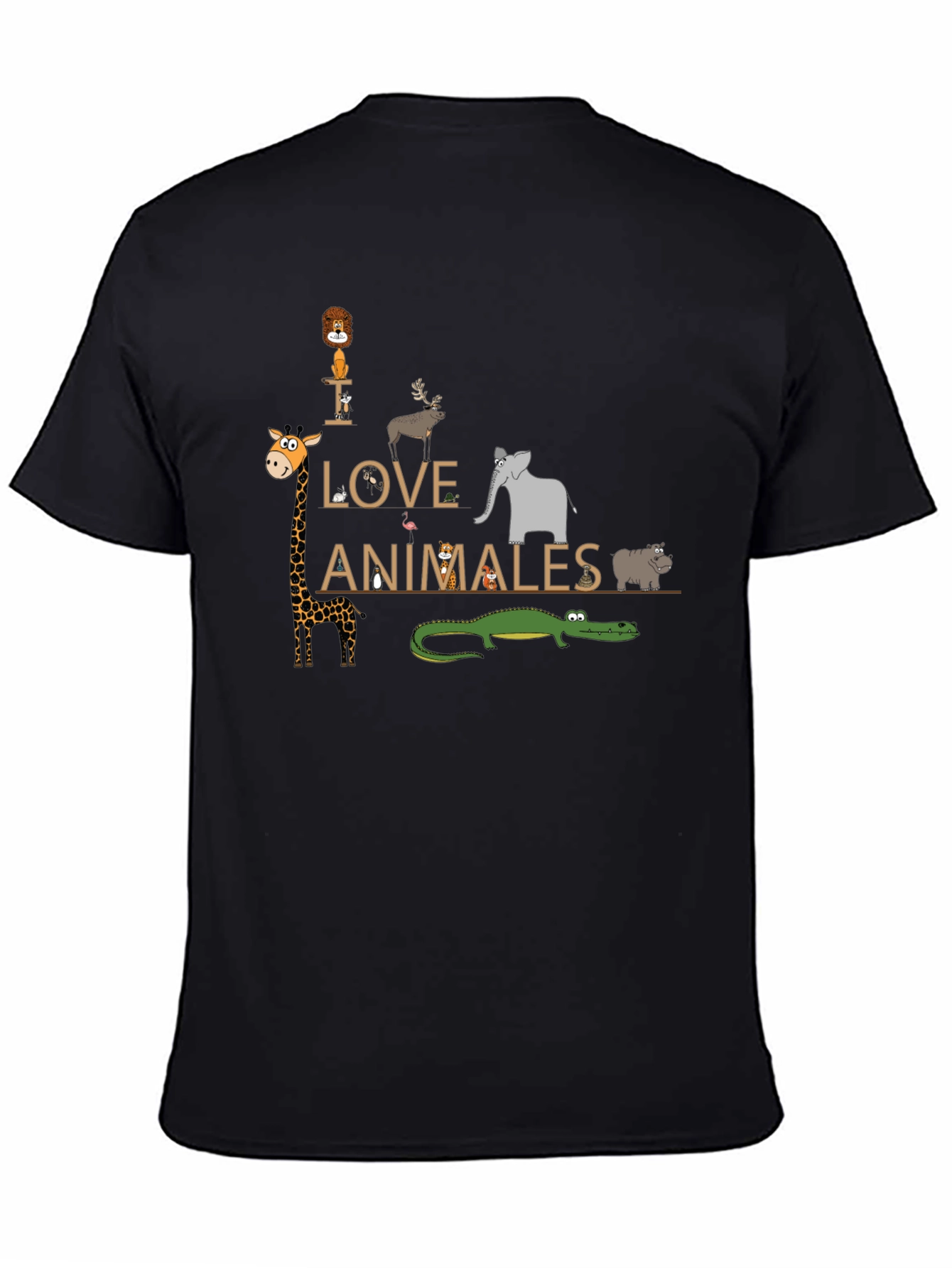 Love Animals Graphic T-Shirt - Unisex Cotton Tee