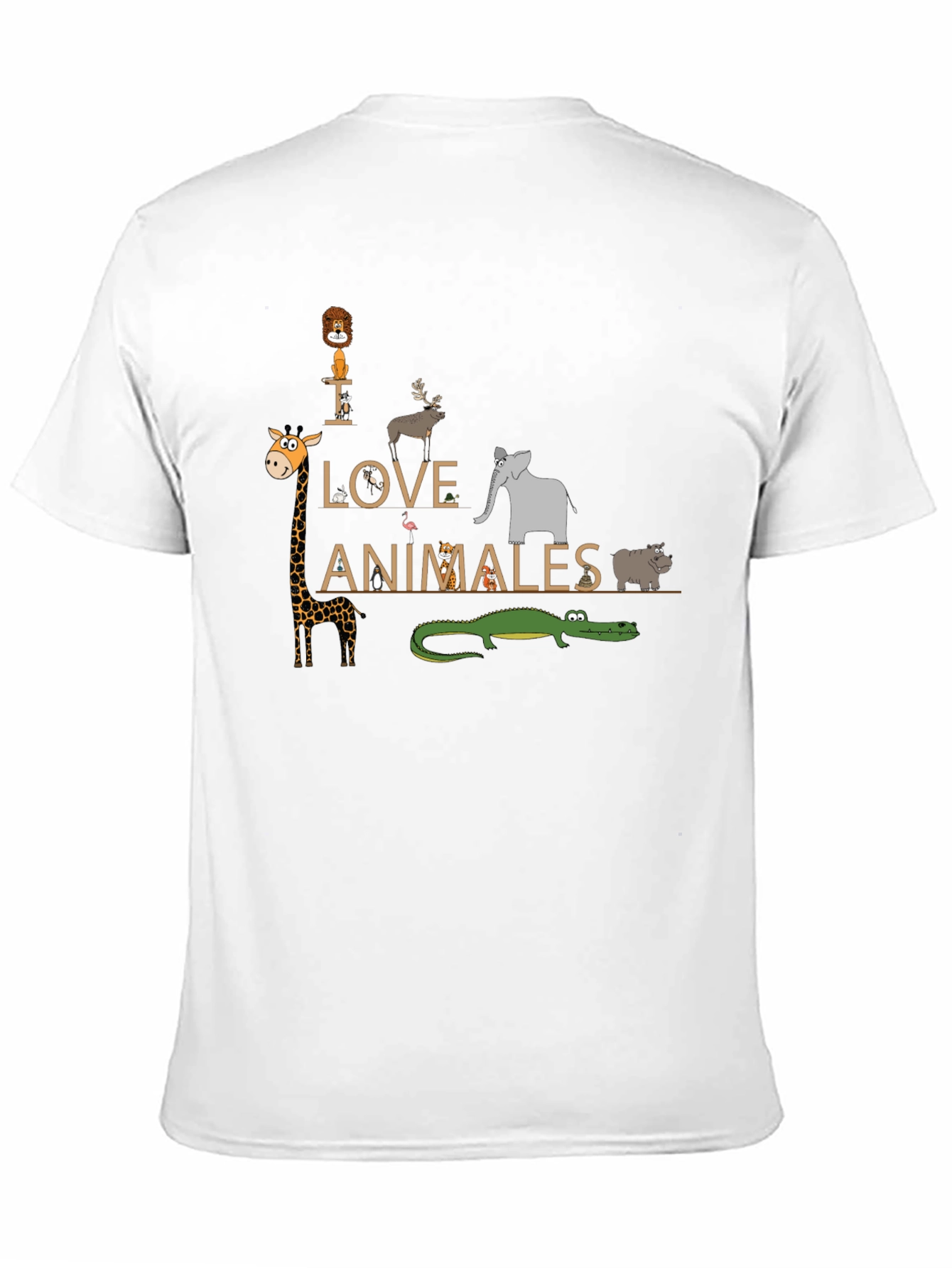 Love Animals Graphic T-Shirt - Unisex Cotton Tee