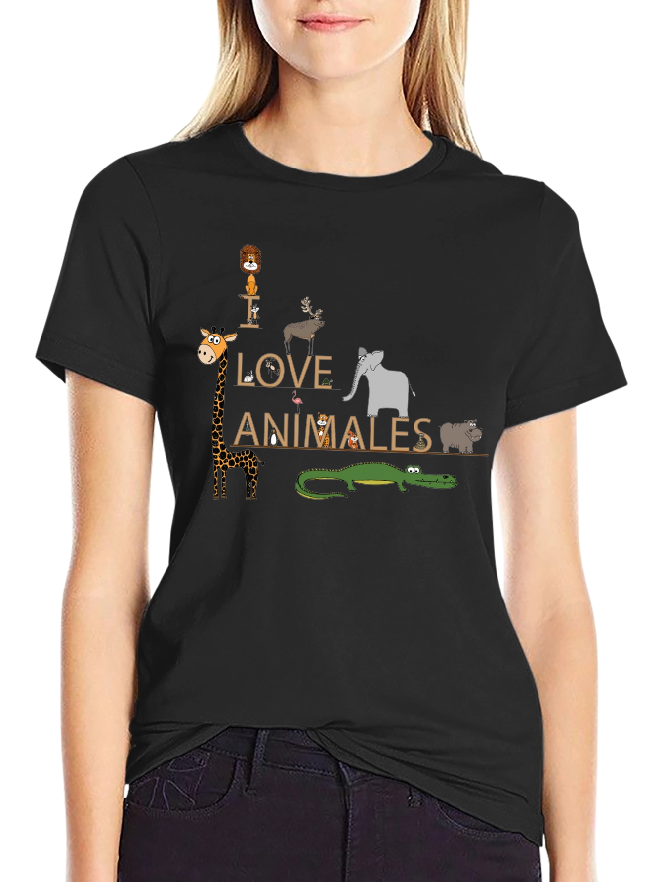 Love Animals Graphic T-Shirt - Unisex Cotton Tee