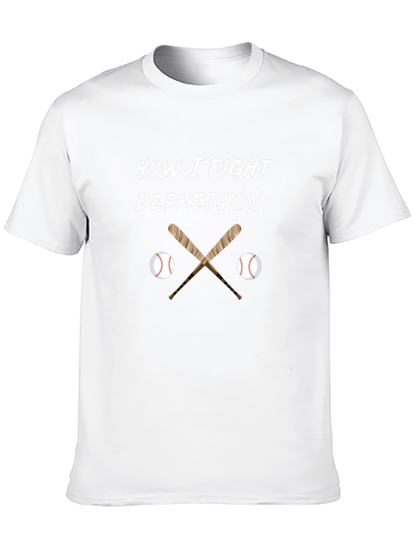 Baseball Therapy Tee: How I Fight Depression