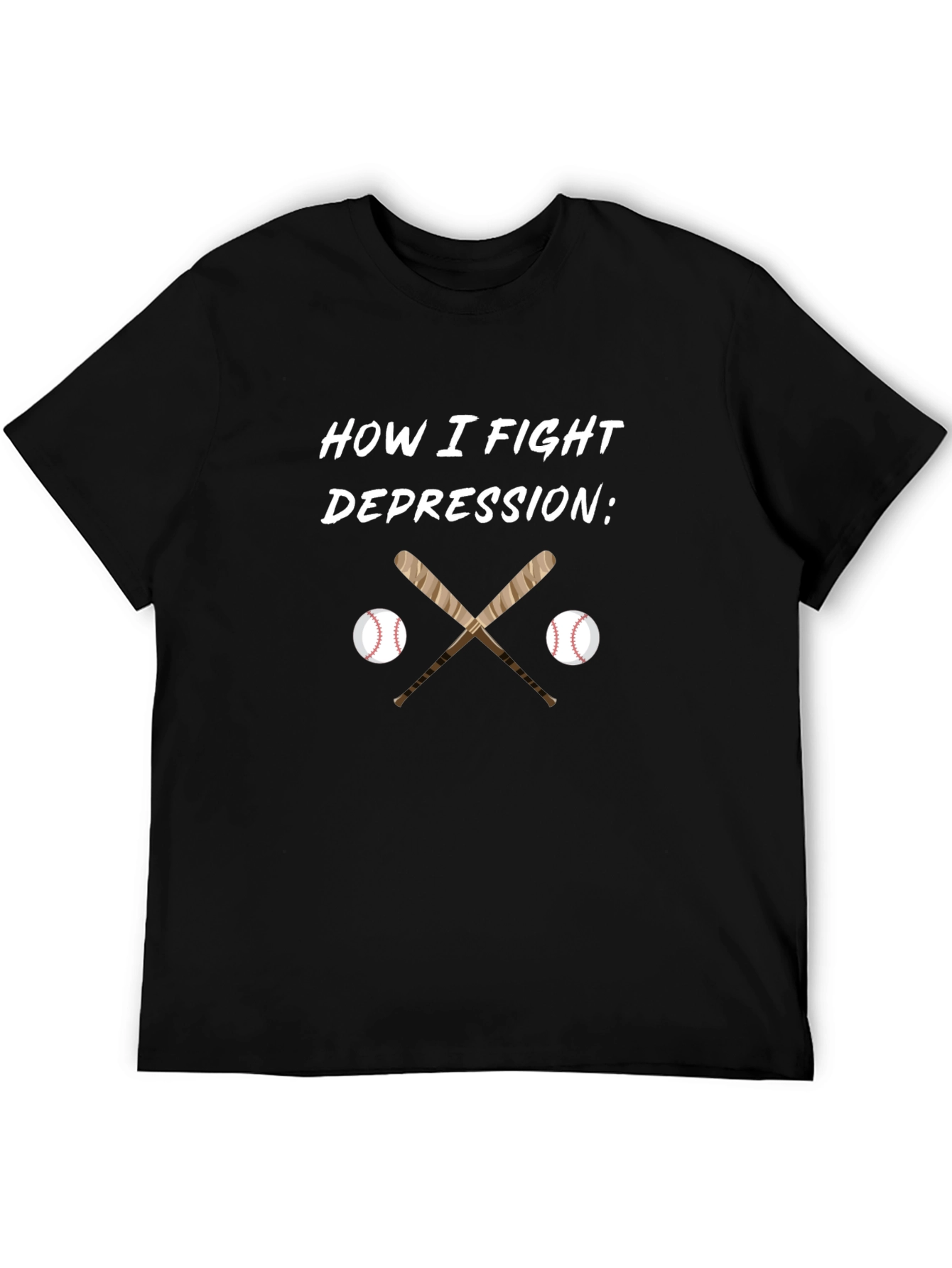 Baseball Therapy Tee: How I Fight Depression