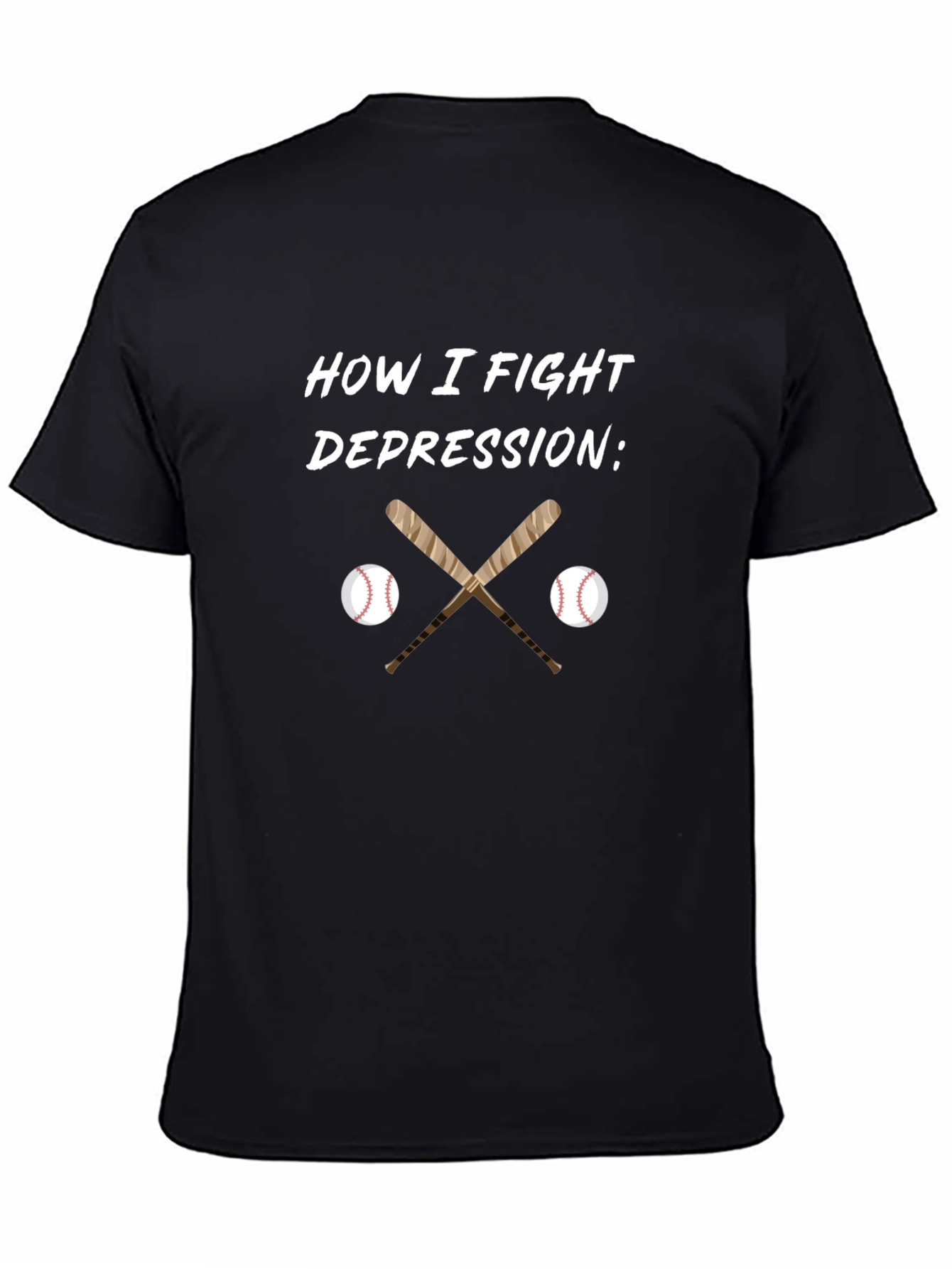 Baseball Therapy Tee: How I Fight Depression