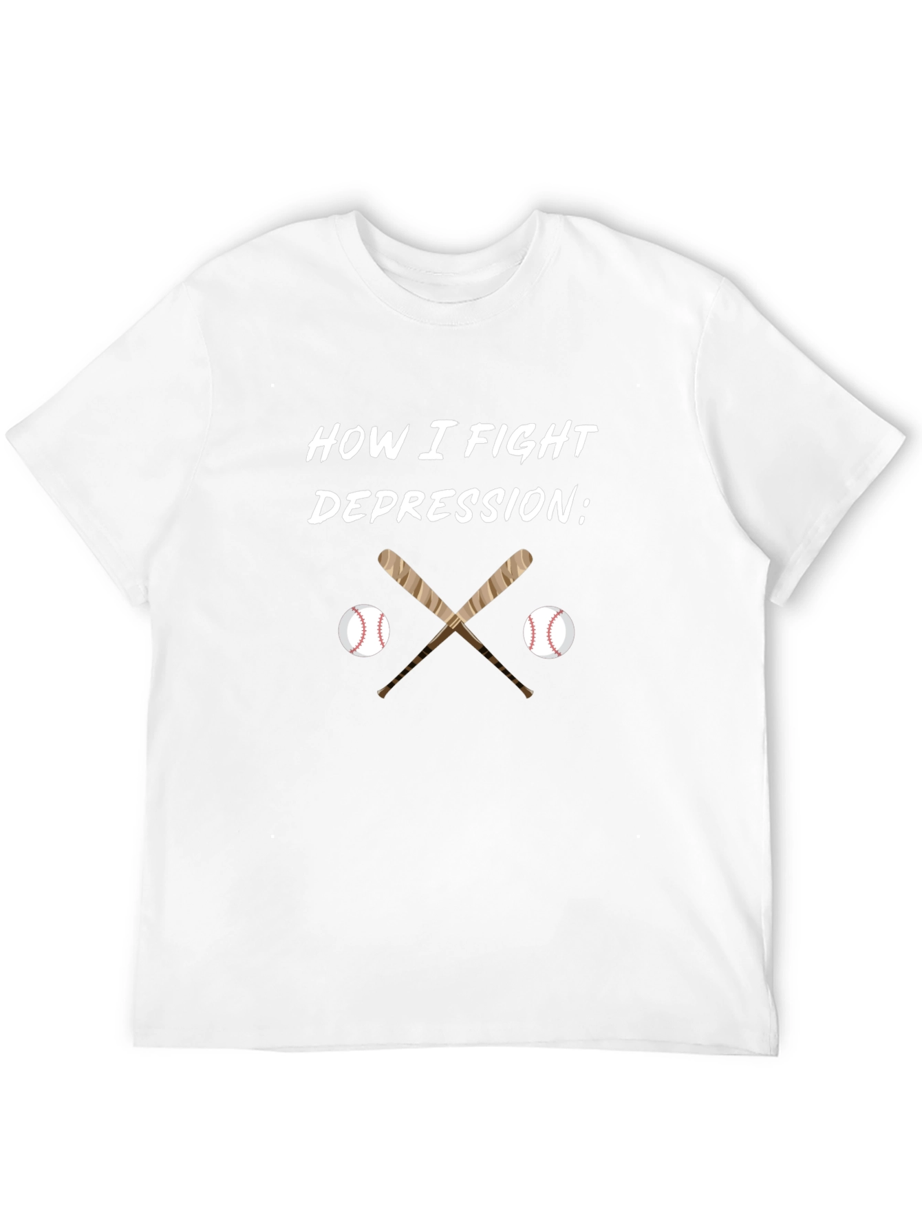 Baseball Therapy Tee: How I Fight Depression