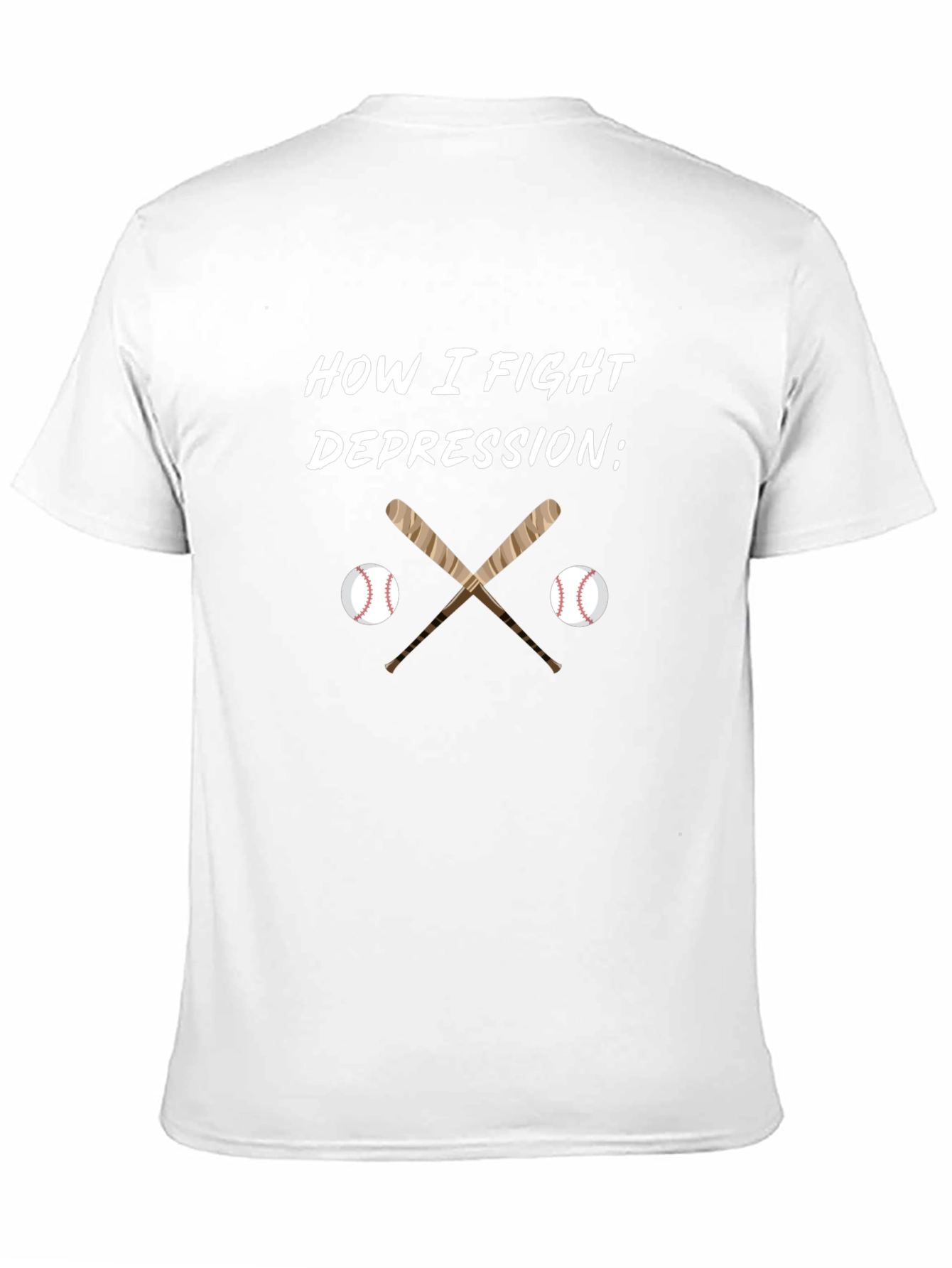 Baseball Therapy Tee: How I Fight Depression