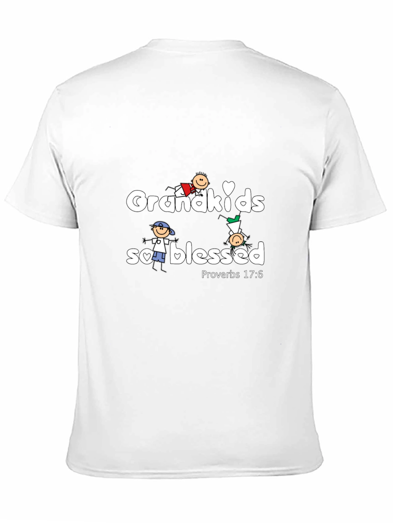Grandkids Blessed Black T-Shirt