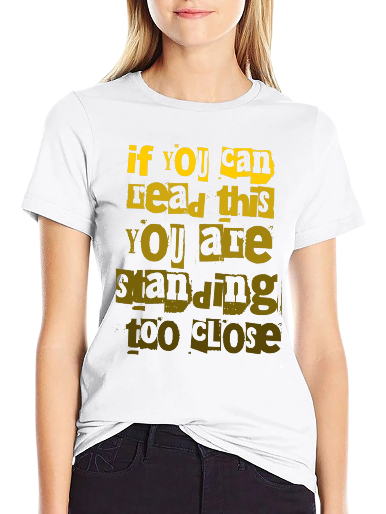 Funny Distance T-Shirt - If You Can Read This
