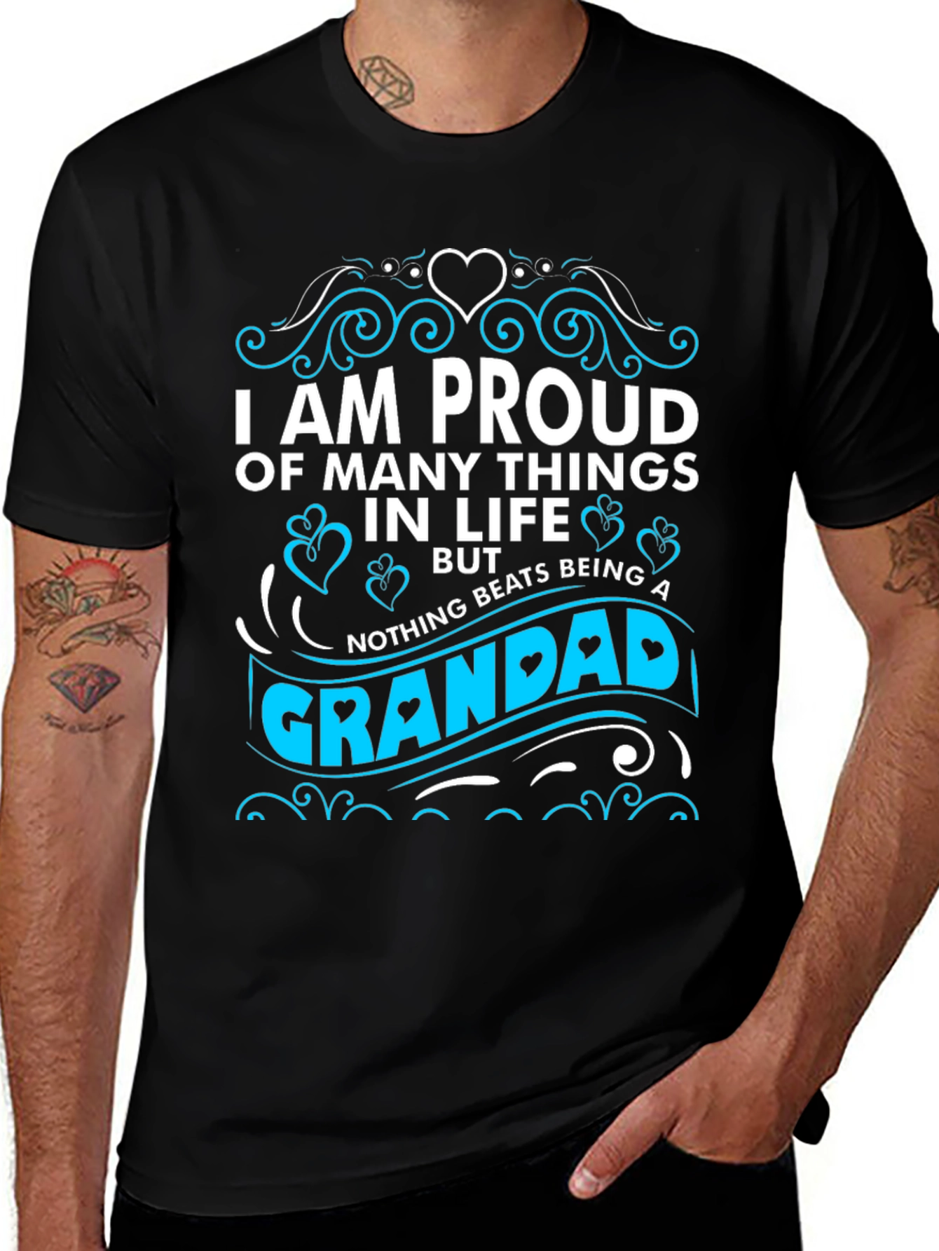 Proud Grandad T-Shirt - Fathers Day Gift