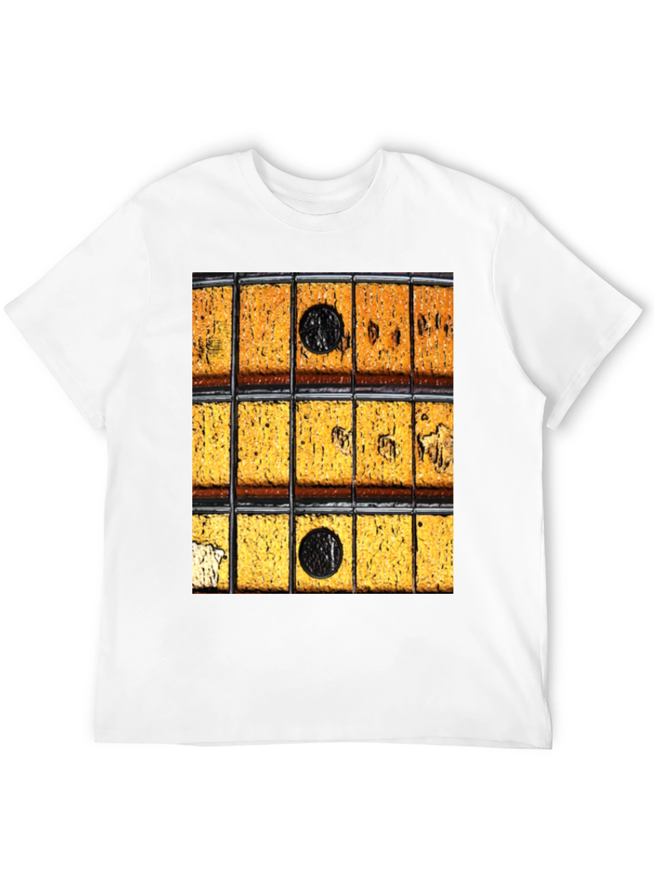 Guitar Fretboard Graphic Tee - Musician Style