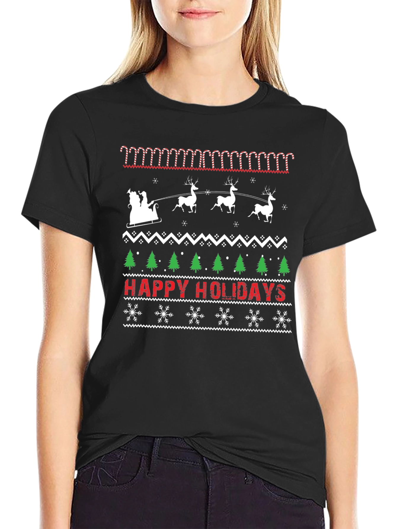 Festive Happy Holidays T-Shirt